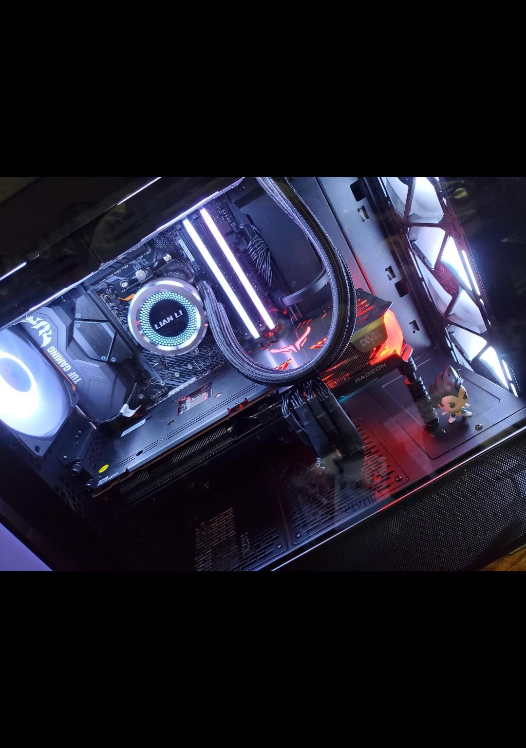 AMD 5800X, RED DEVIL RX6750XT 12G, 1TB, 32G CORSAIR VENGEANCE, TUF GAMING X570-PLUS WIFI, LIAN LI