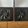 x2 Lightly Used Noctua NF-A12x15 PWM Chromax Fans