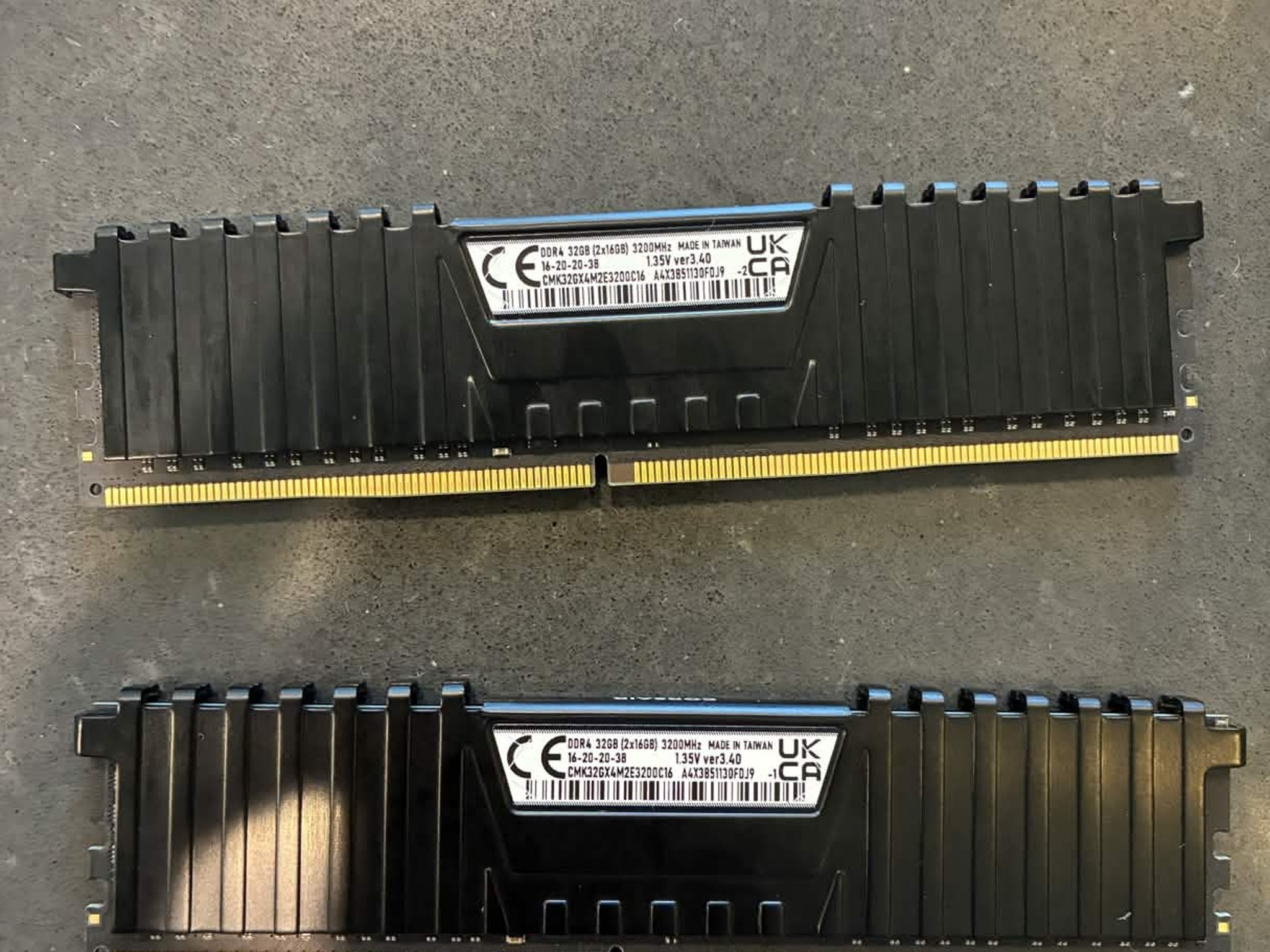 32GB Corsair Vengeance (2x16GB) DDR4-3200
