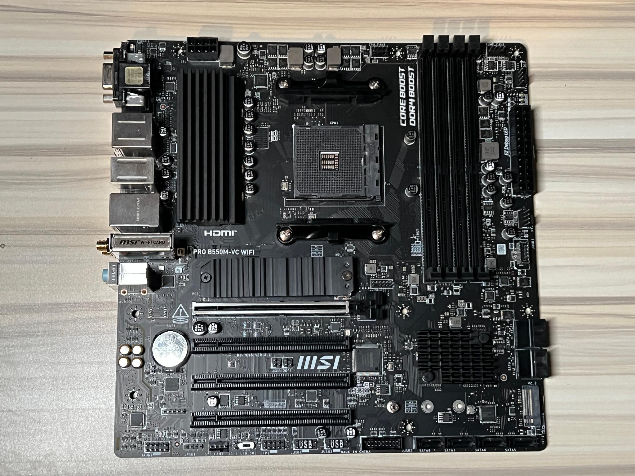 MSI Pro B550M-VC Wifi **Open Box**