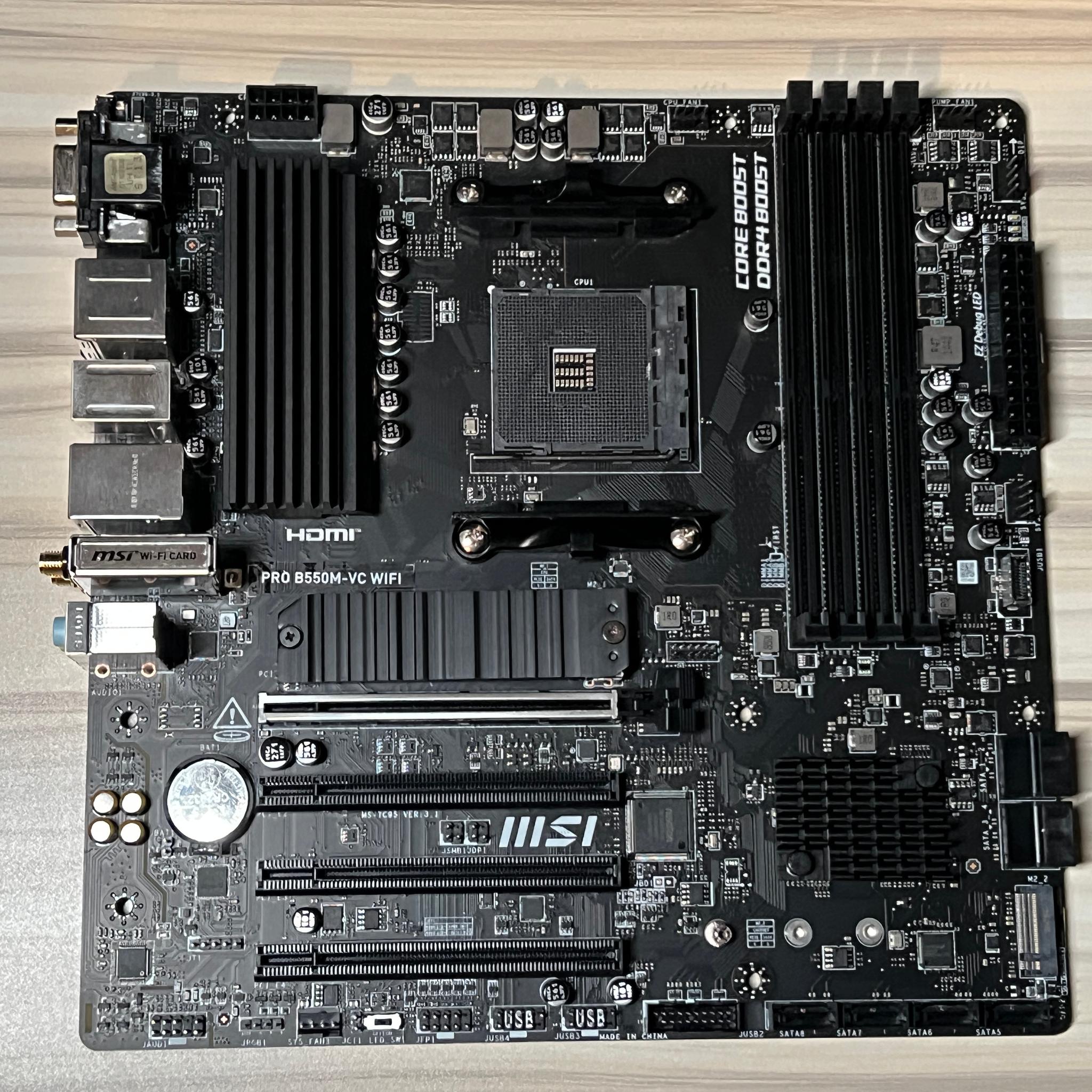 MSI Pro B550M-VC Wifi **Open Box**