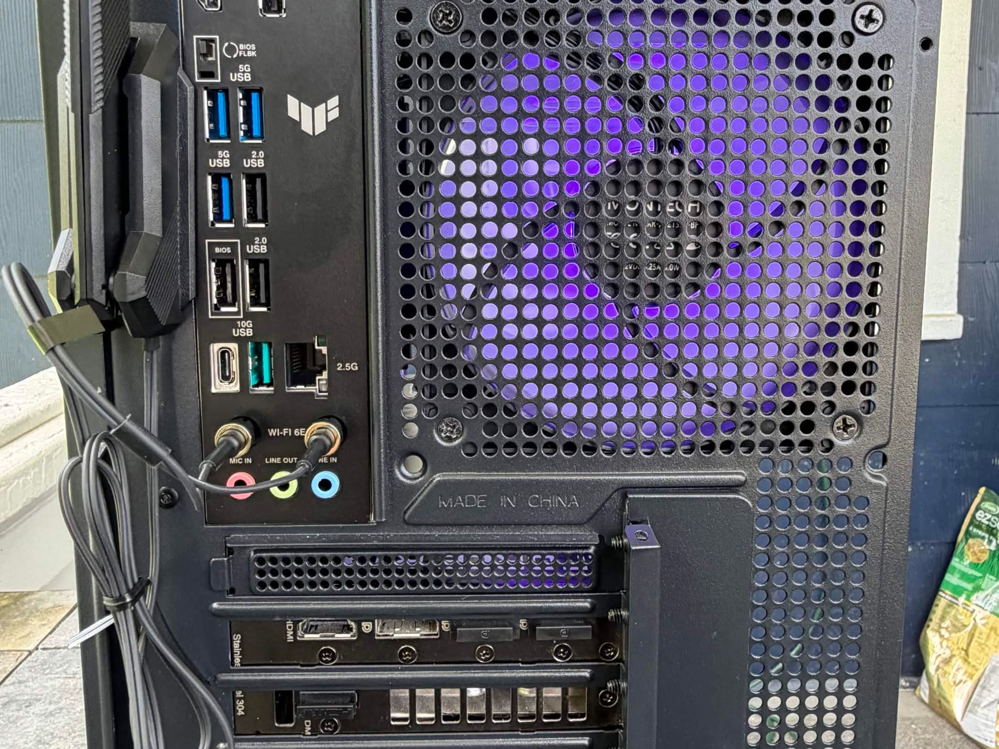 Mendi Electronics ShadowBlade | Ryzen 5 9600X | RTX 3080 Ti | B850E WiFi | DDR5 | AM5 Gaming PC