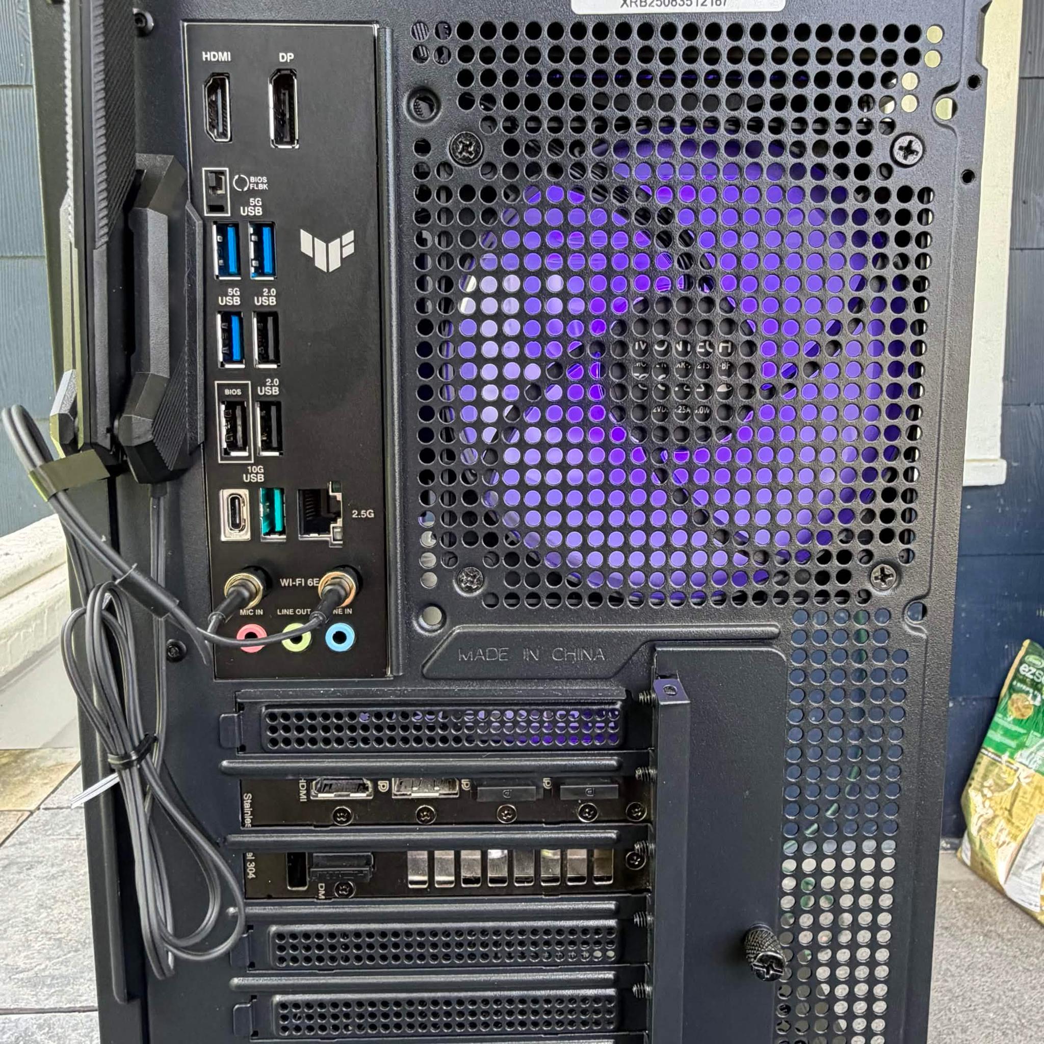 Mendi Electronics ShadowBlade | Ryzen 5 9600X | RTX 3080 Ti | B850E WiFi | DDR5 | AM5 Gaming PC