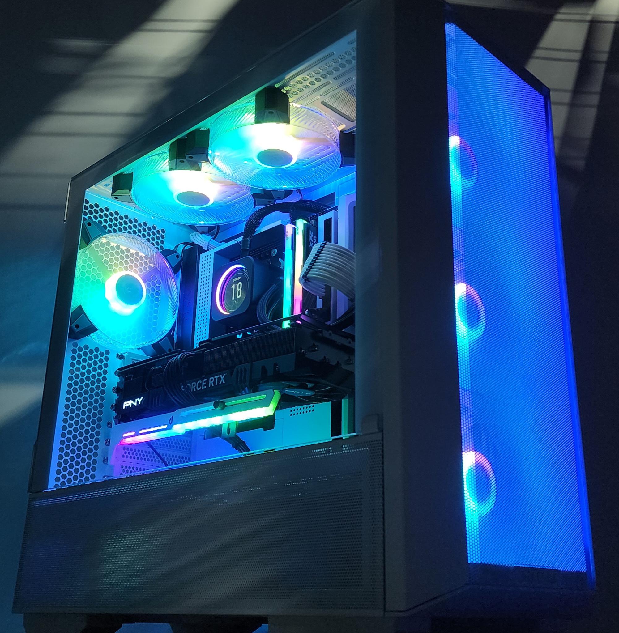 Gaming PC Ryzen 7 7700 32GB RAM 1TB SSD RTX 4070 Ti 12GB Windows 11 Computer