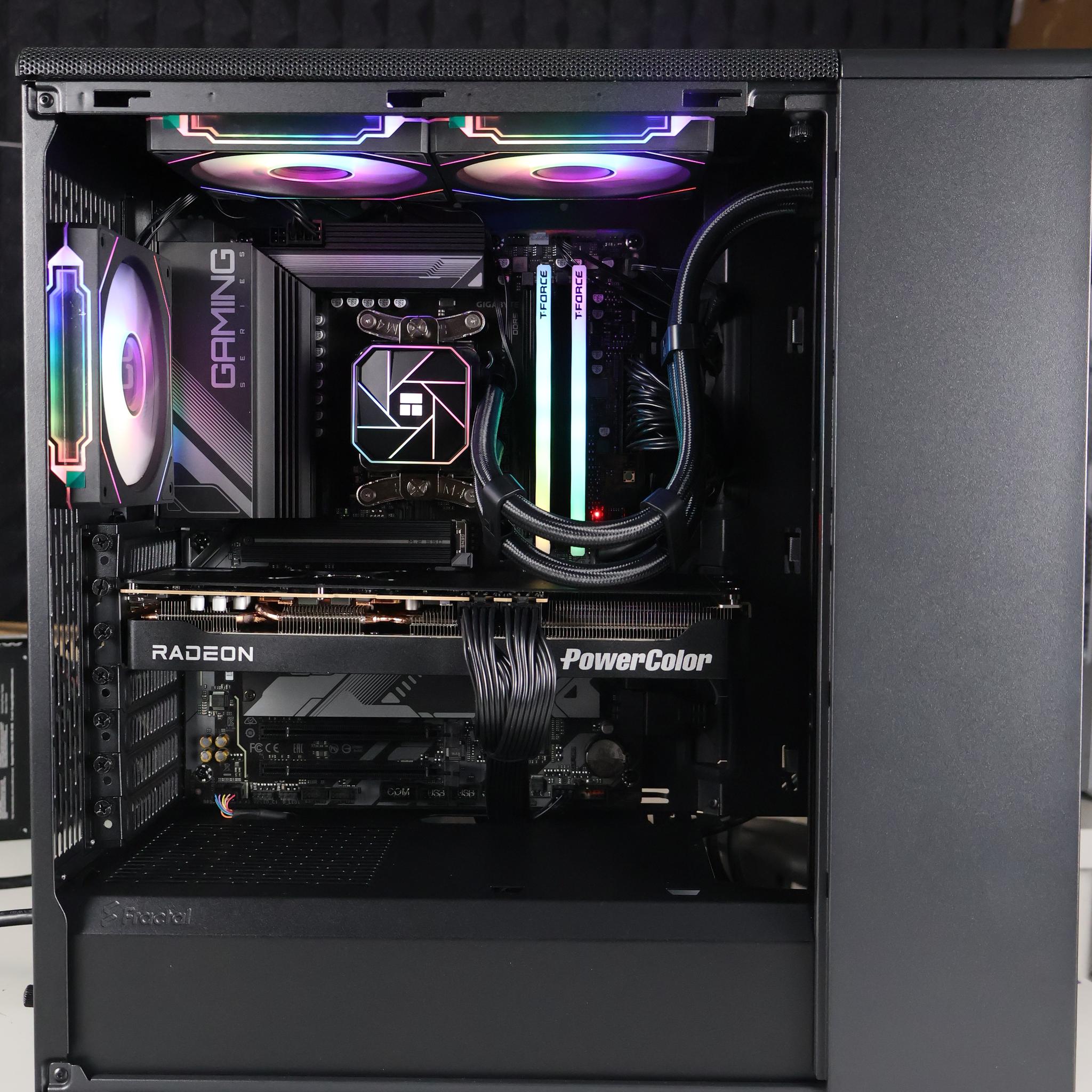 ⚫ Ryzen 7 9700X/RX 9070XT 16GB Gaming/Streaming PC ⚫