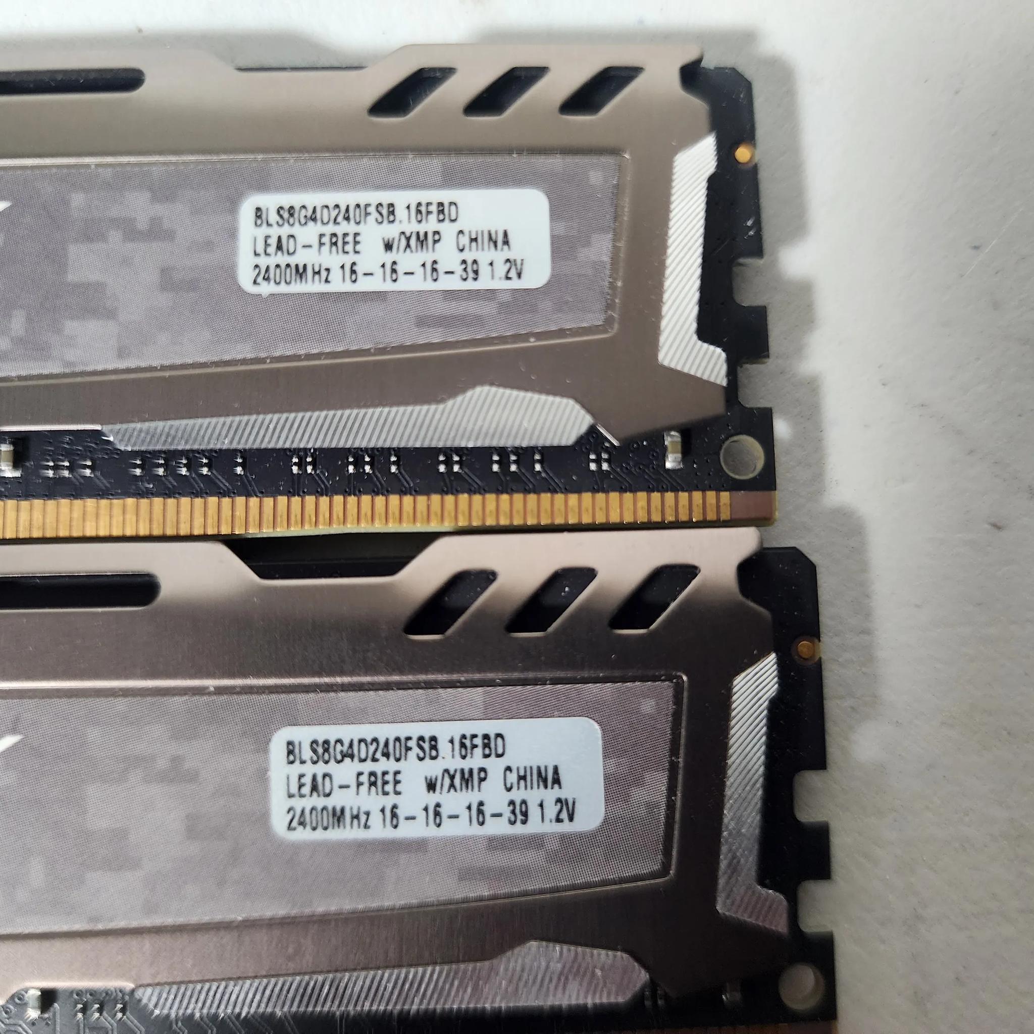 32gb DDR4 Micron Ballistix