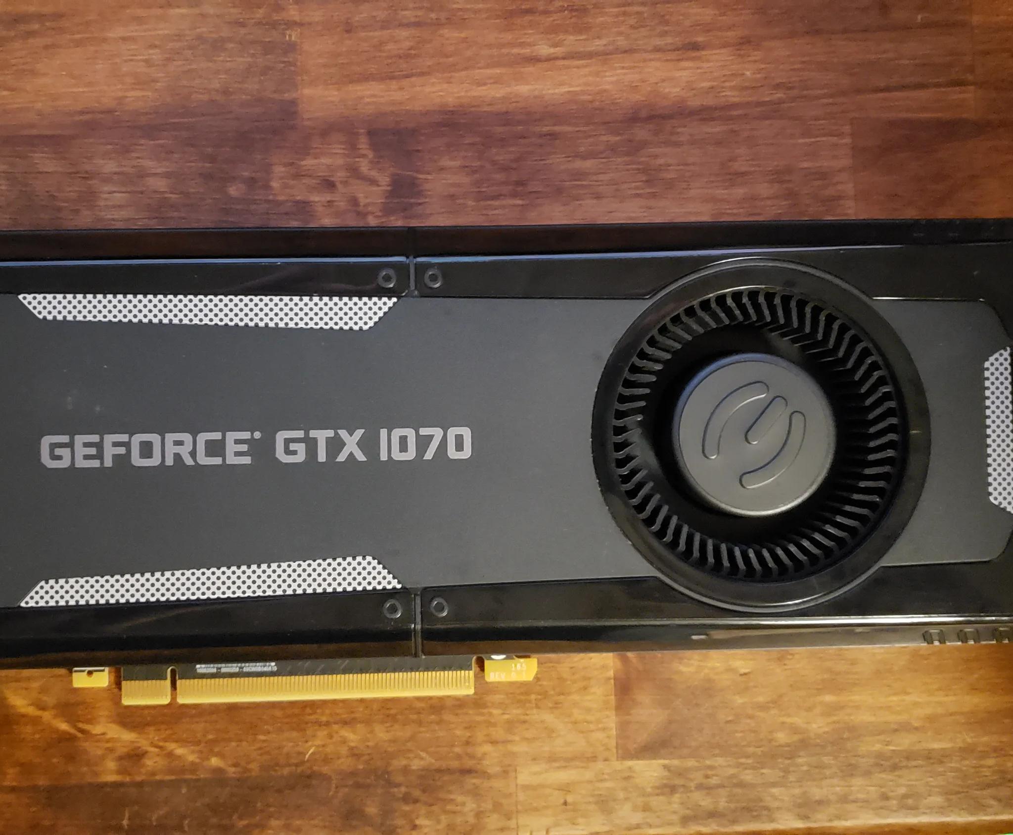 Evga GTX 1070 Blower 08G-P4-5170-KR