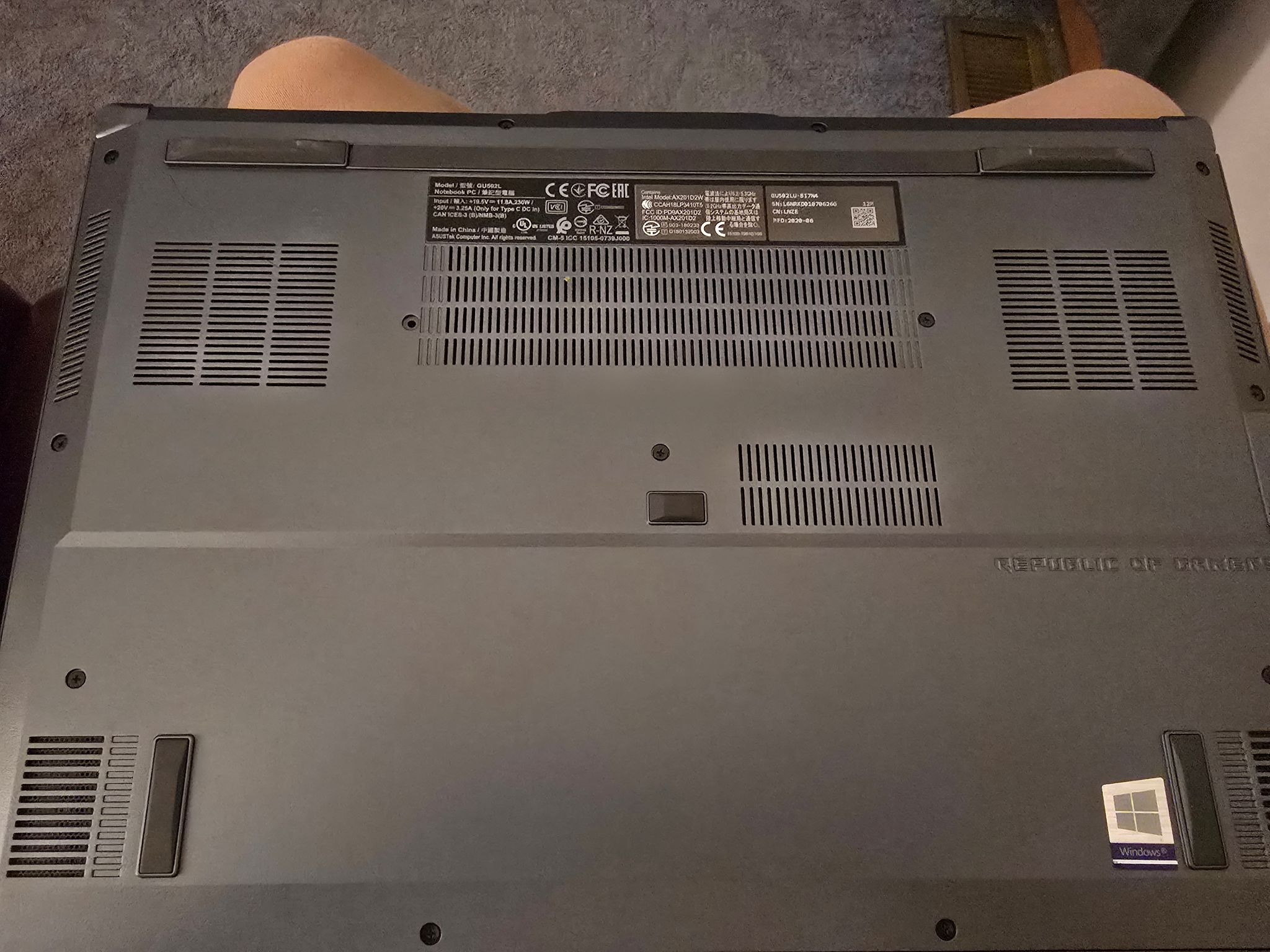Asus ROG Zephryus M15