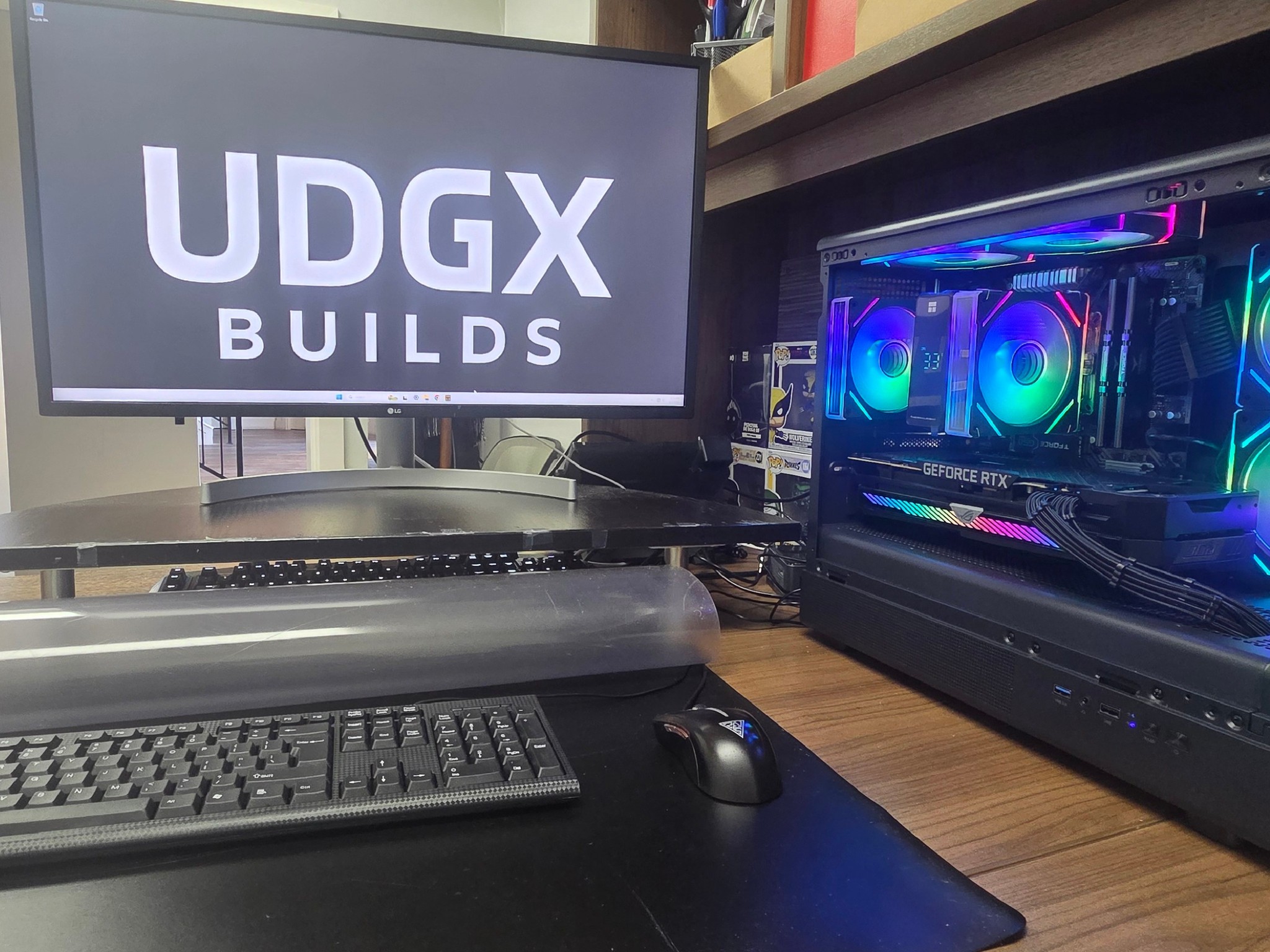 UDGX Dark Nebula – ROG Strix RTX 3070 • 1440p Gaming PC