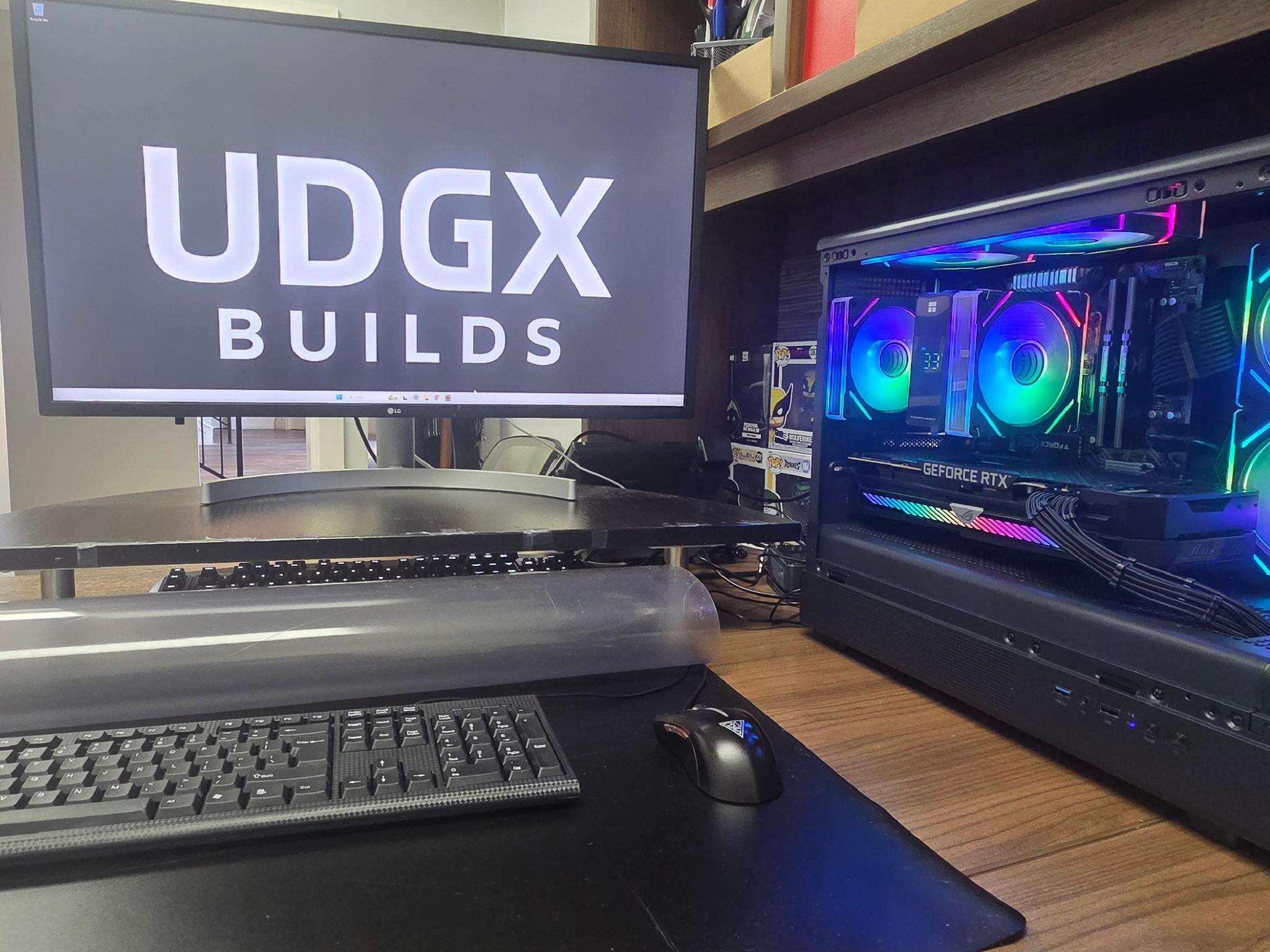 UDGX Dark Nebula – ROG Strix RTX 3070 • 1440p Gaming PC