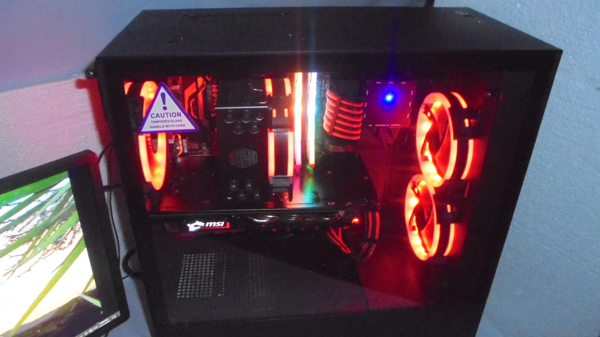 NZXT/GIGABYTE/I7-6700K/16GB RGB RAM/MSI GTX 1060 6GB/COOLER MASTER/CORSAIR/WIN10