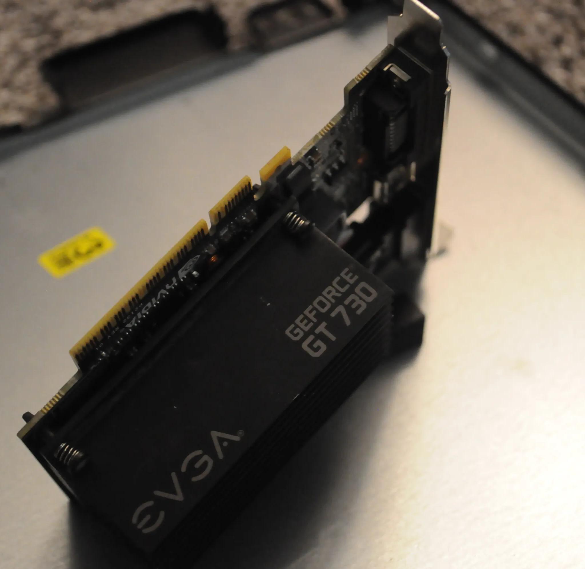 EVGA GT 730 | 2GB | Kepler Variant | PCIe x8 | Full Height