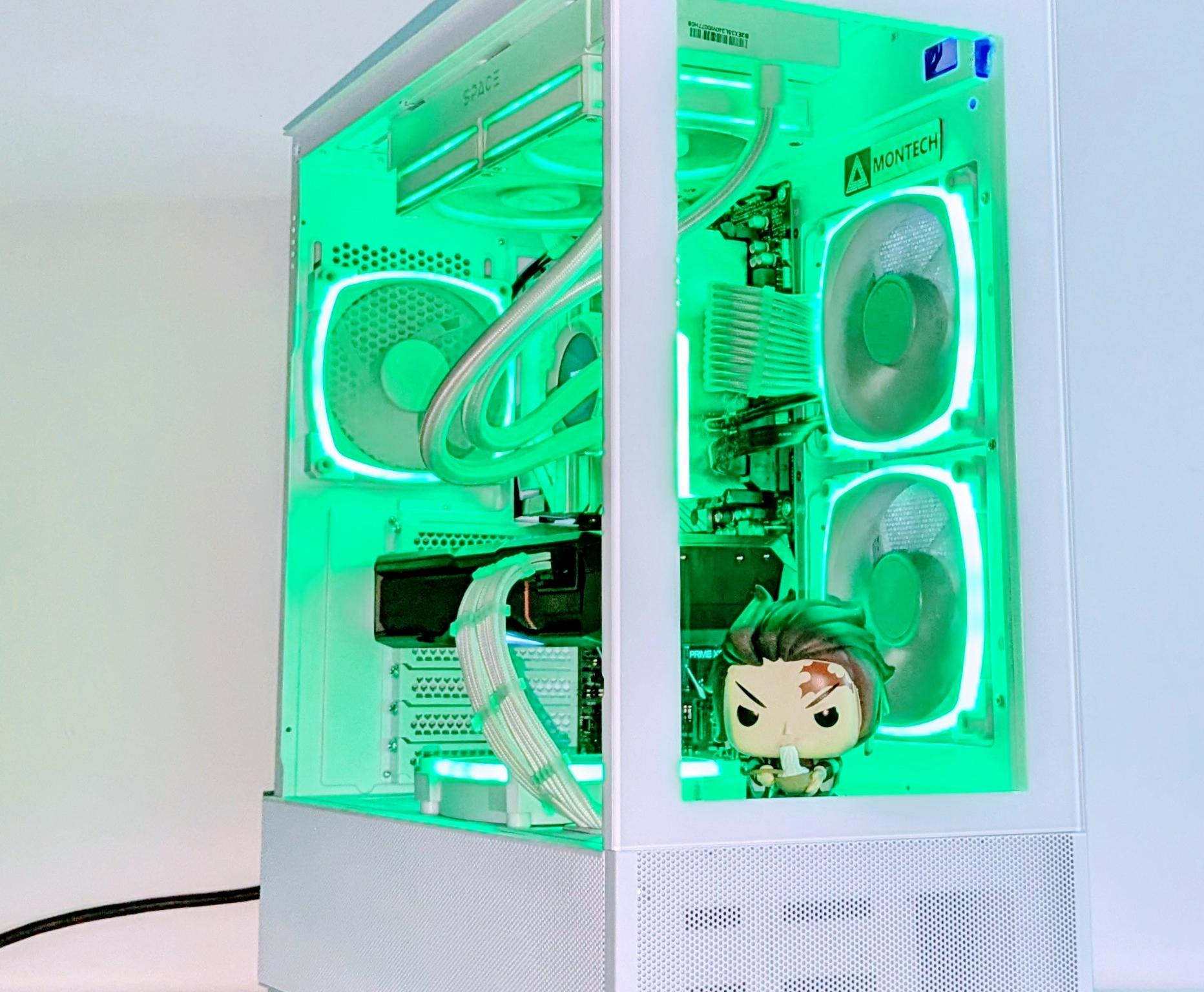 🔥Tanjiro Kamado "Infinity Castle" PC⚪️RX 7900XTX⚪️Ryzen 7 7700X⚪️2TB NVMe PCIE⚪️32GB DDR5⚪️1000W PSU