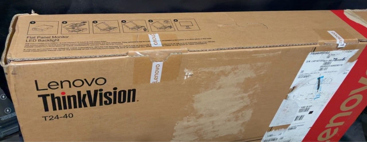 NEW ThinkVision T24-40 LCG Monitor(A25238FTO)