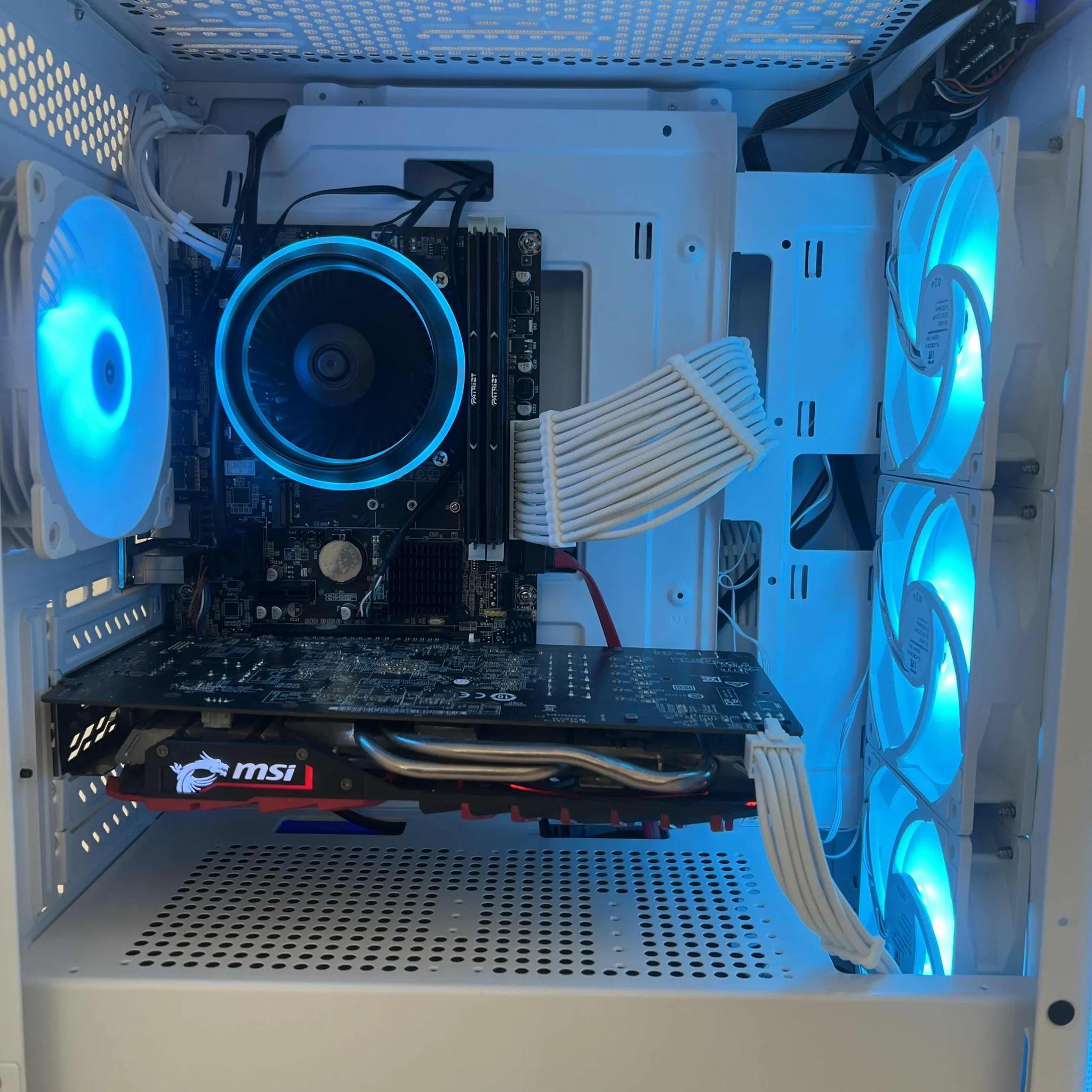 Budget | RX 570 | i7 Equivalent | 16GB RAM | 512GB SSD