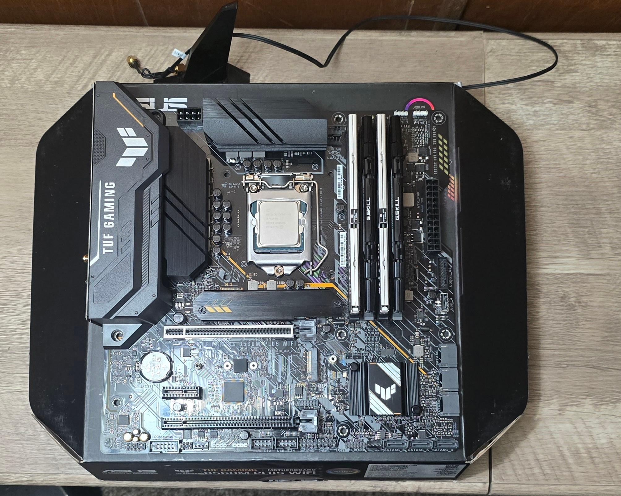 Intel Core i5-11400 + B560M-PLUS WIFI + 48GB 3200MHz CL16 RAM + Zotac 1660 SUPER