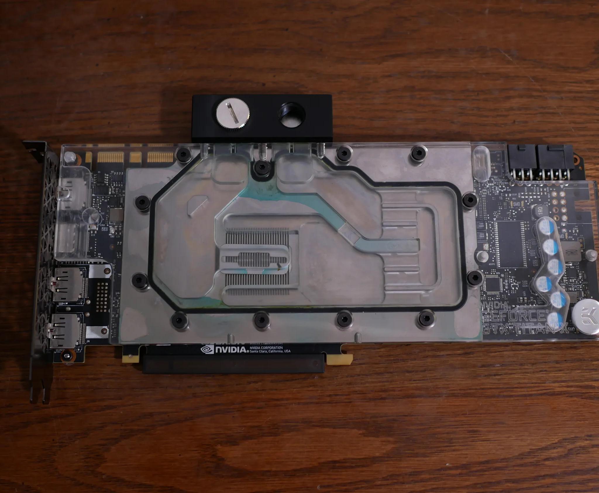 NVIDIA GeForce GTX 1080 TI (11GB GDDR5X) Graphics Card - Used (900-1G611-0050-000) EK Waterblock