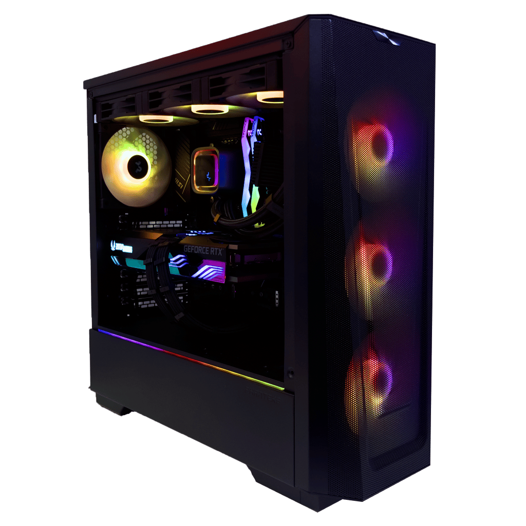 The Guardian Black i7-13700KF 5.8GHz, RTX 4070  12GB, 1TB NVME SSD, 32GB RGB DDR5, 850W PSU