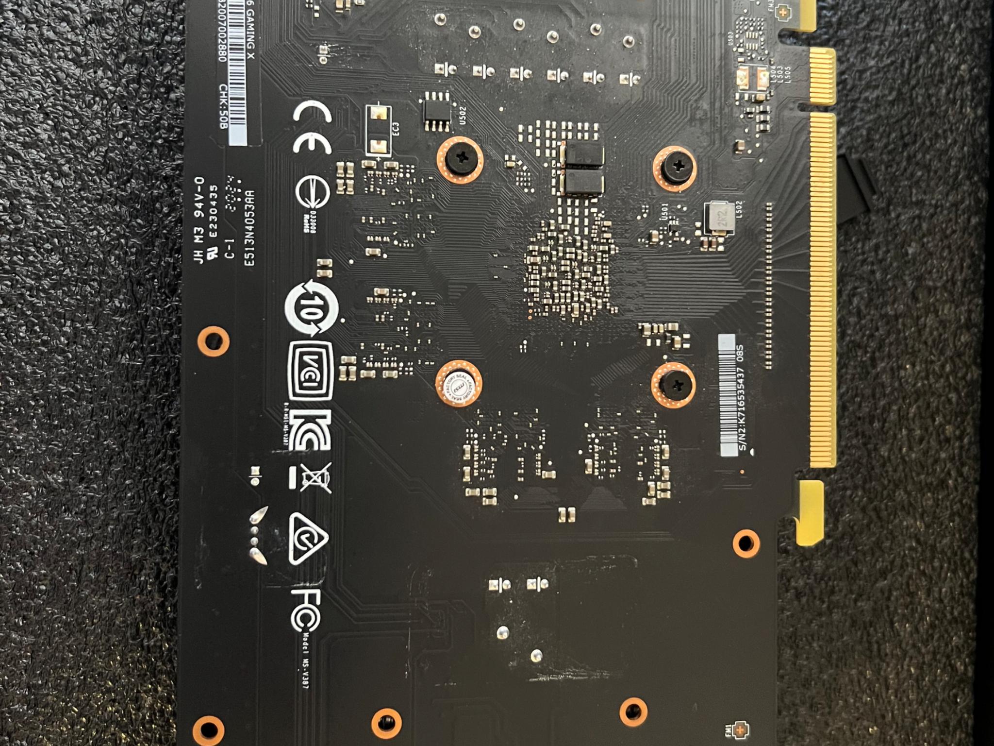 MSI Gaming X 1650 Twin Frozr 7 Used in Box Nvidia Geforce