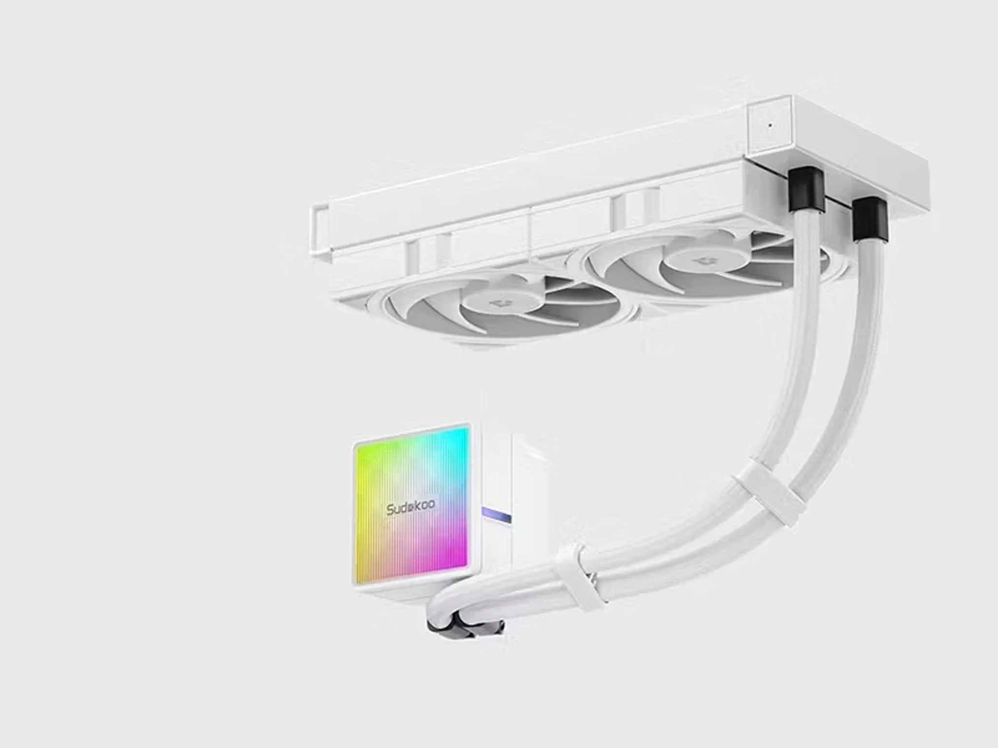 SUDOKOO NEXAURA 240 White Liquid AIO CPU Cooler ARGB diamond glow