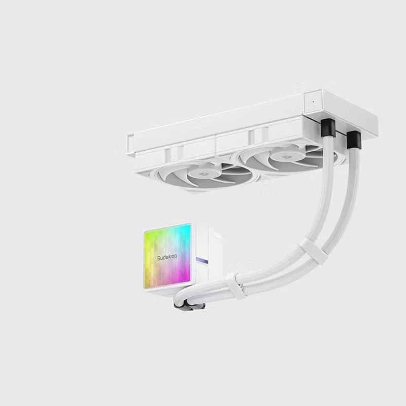 SUDOKOO NEXAURA 240 White Liquid AIO CPU Cooler ARGB diamond glow