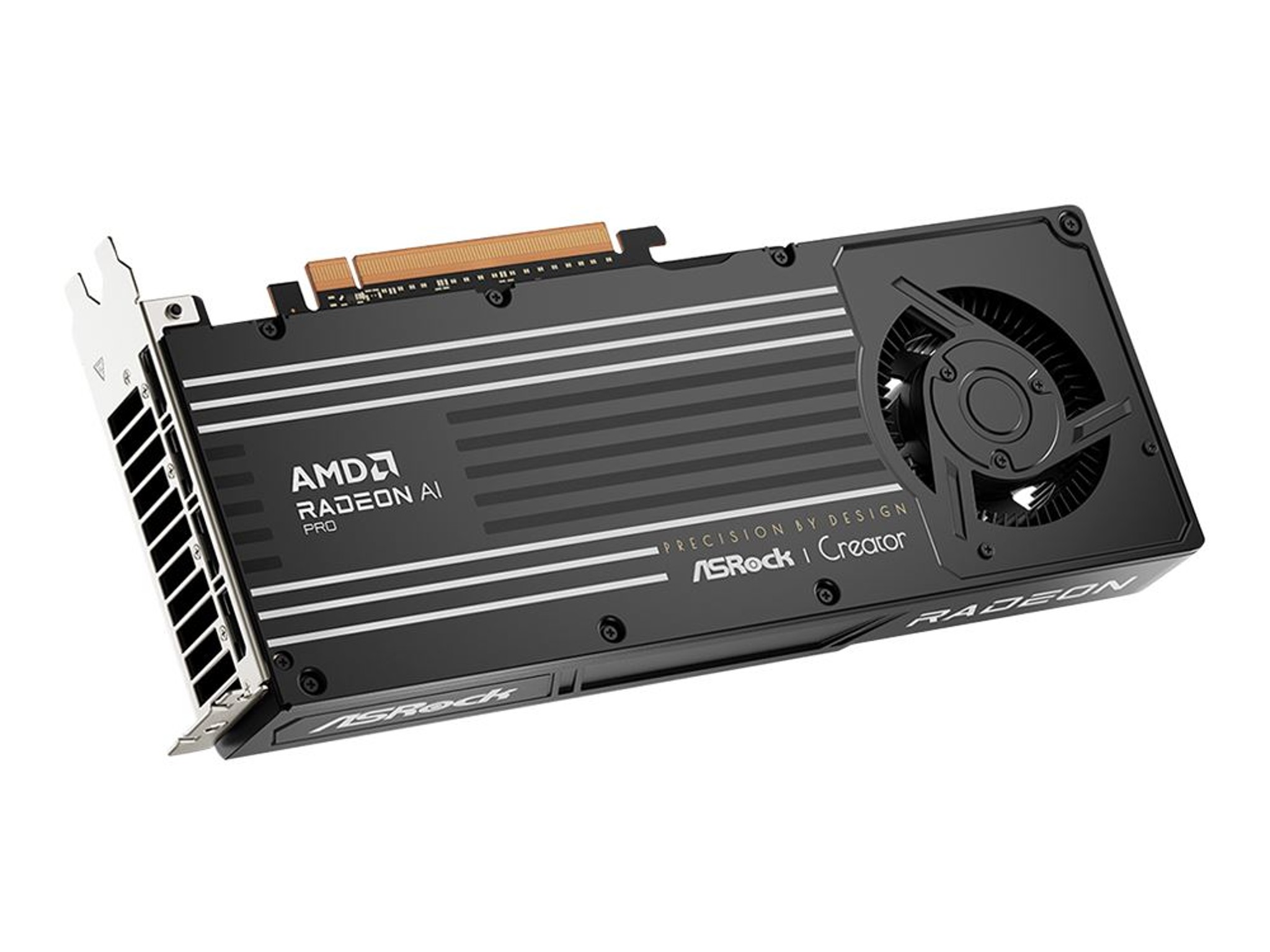ASRock AMD Radeon AI PRO R9700 Creator 32GB GDDR6 PCIe 5.0 Graphics Card | 2 Year Warranty