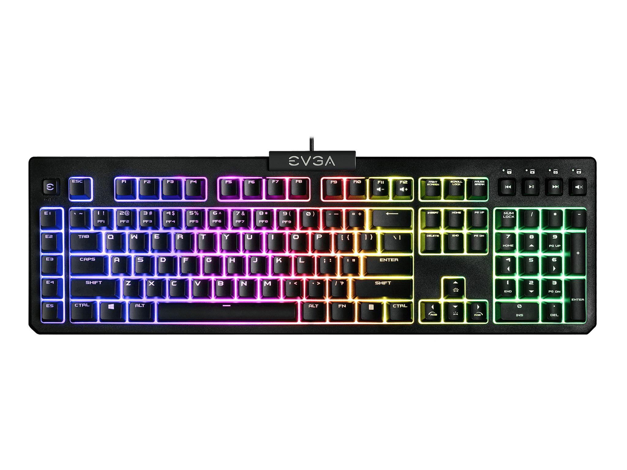 EVGA Z12 RGB Gaming Keyboard, P/N: 834-W0-12US-KR