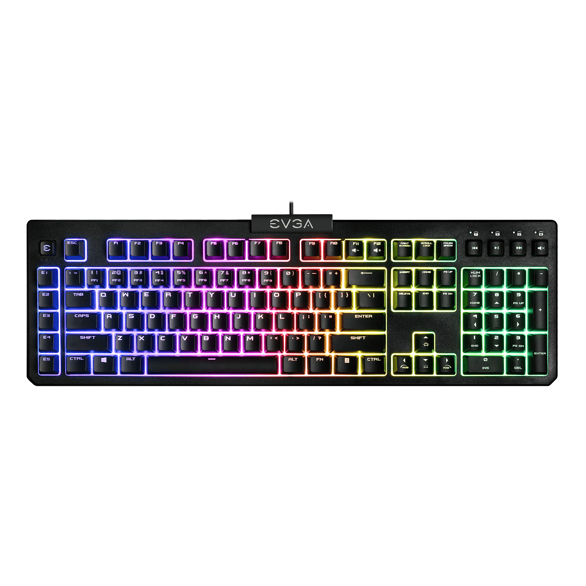 EVGA Z12 RGB Gaming Keyboard, P/N: 834-W0-12US-KR