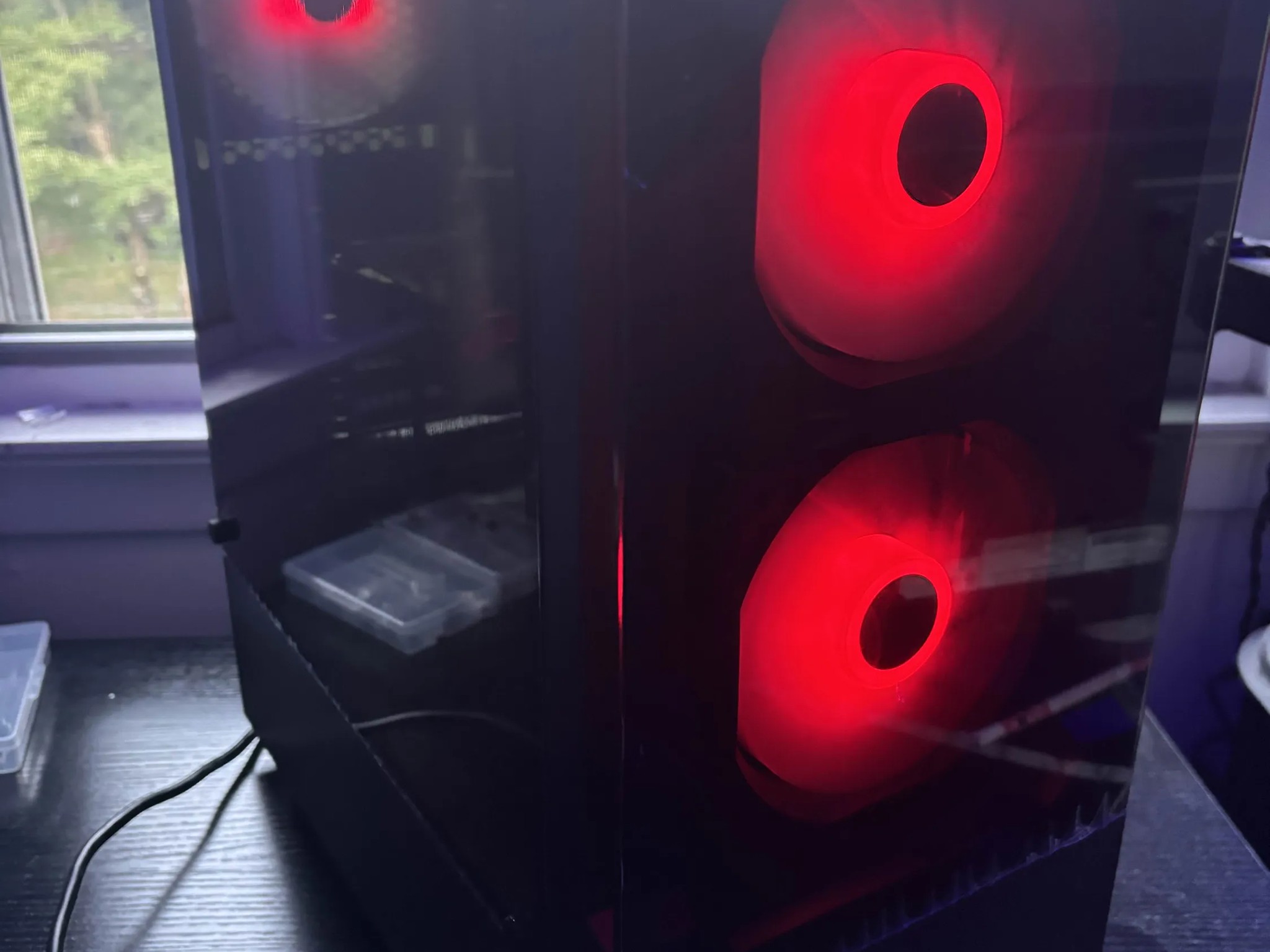 GAMING PC i5 8GB NVIDIA GTX 950 RGB Lighting RGB Fans Computer