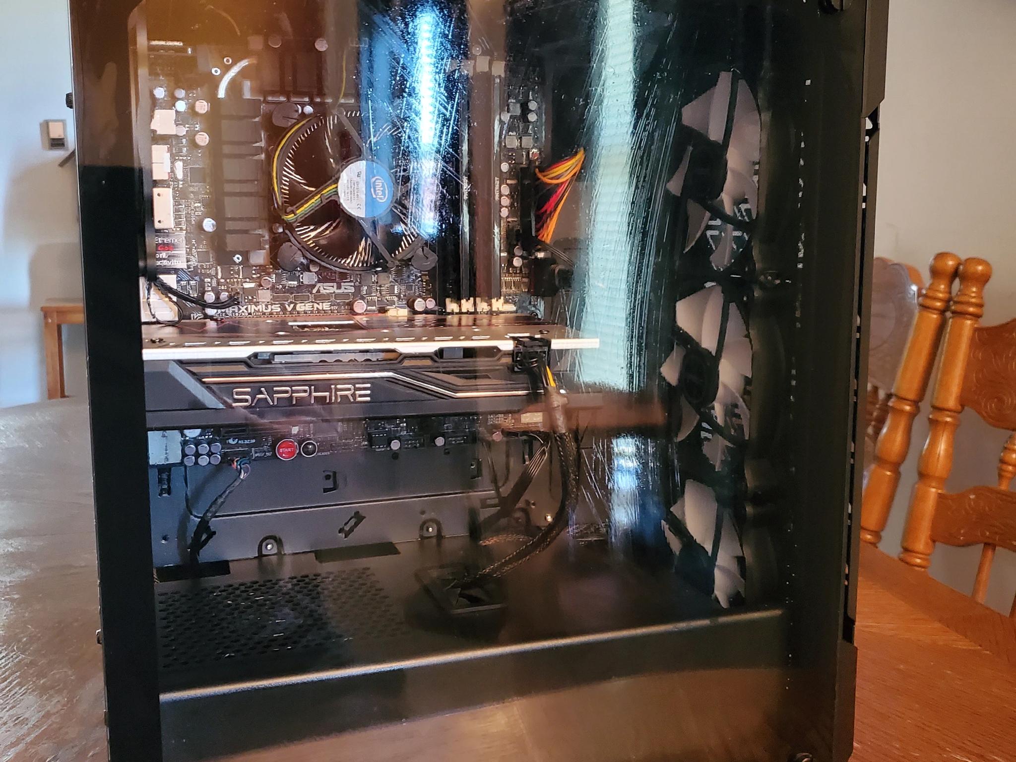 Gaming pc I7 16gb 1600mhz ram Sapphire Pulse Radeon Rx 580 8gb 1tb boot drive