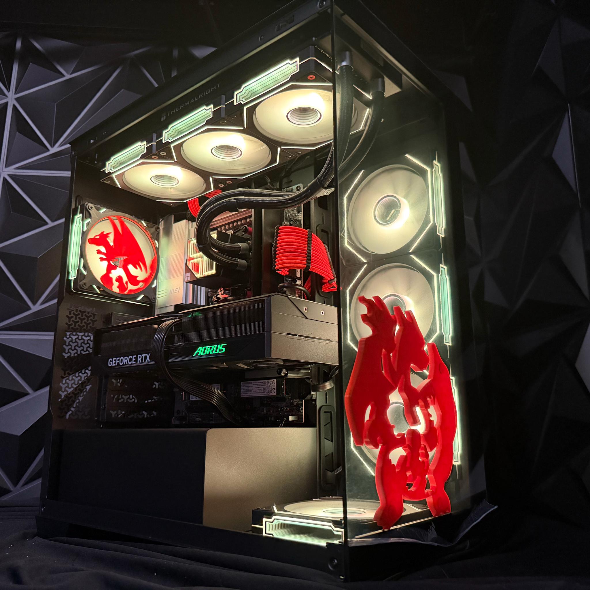 🔥🧡 PRIZM ZARD🧡🔥  Ryzen 9 7900X| RTX 5070| 32 GB DDR5| 2.5 TB NVMe| 850W PSU