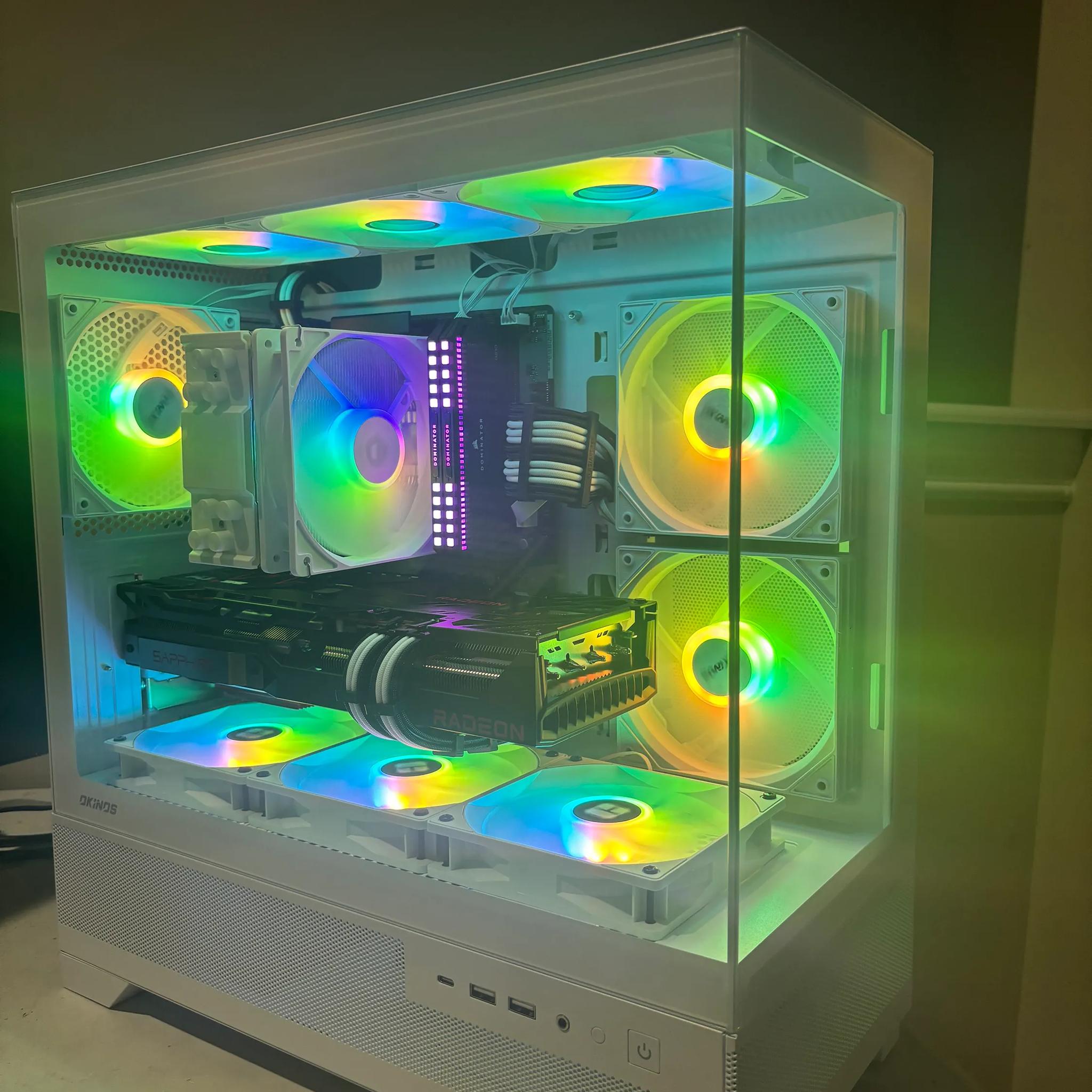 White Gaming PC