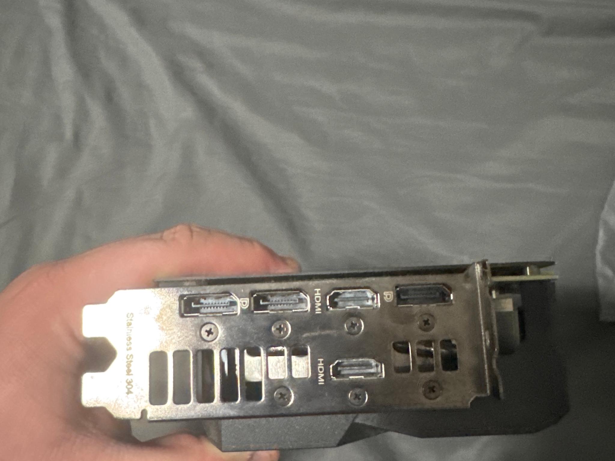 Asus dual fan 3070, i5 13600k, 64 gbs of corsait vengeance ram and a 850 watt psu