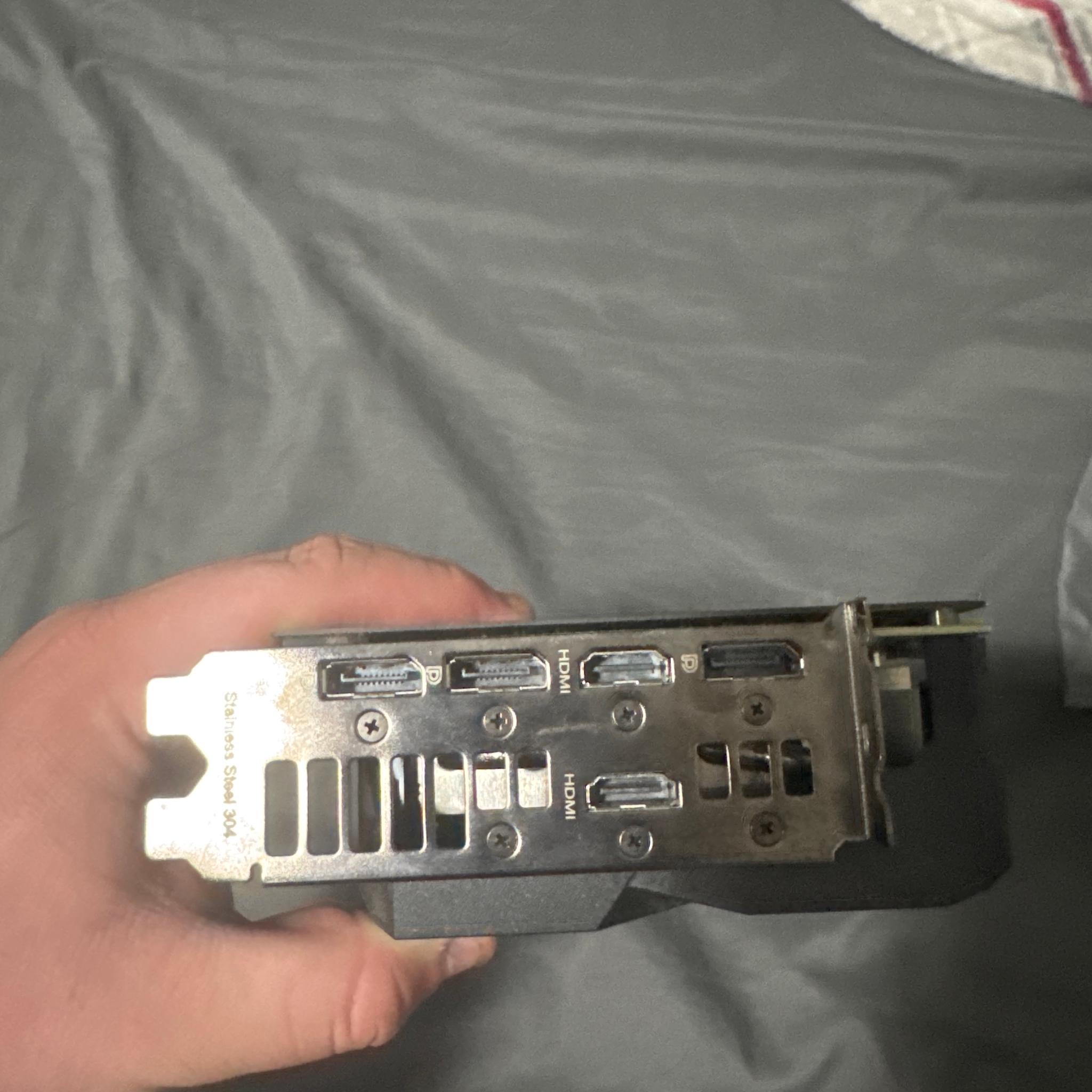 Asus dual fan 3070, i5 13600k, 64 gbs of corsait vengeance ram and a 850 watt psu