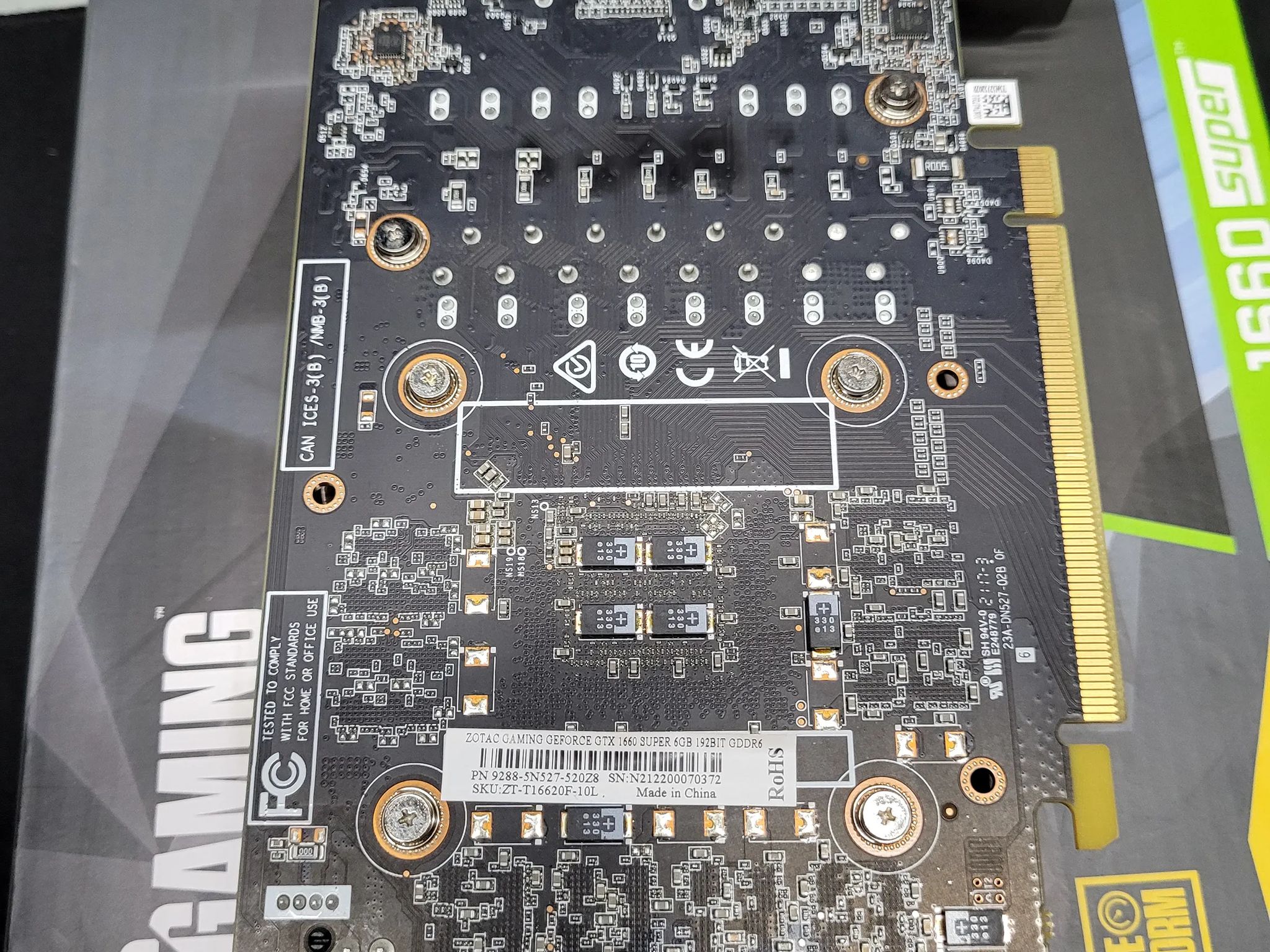 Zotac Nvidia GTX 1660 Super - 6gb