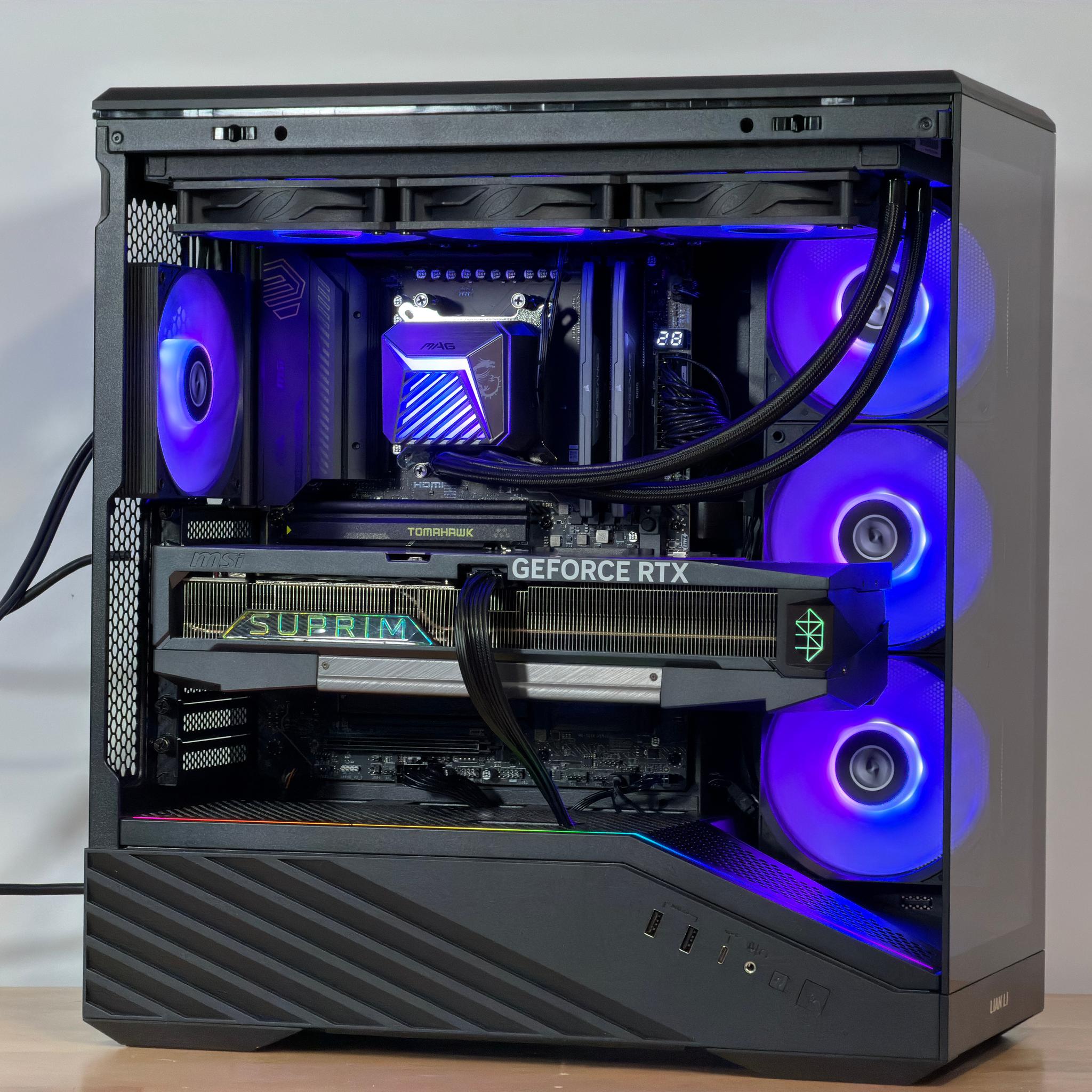 RTX 5090 Suprim Ryzen 7 9800x3d Gaming PC