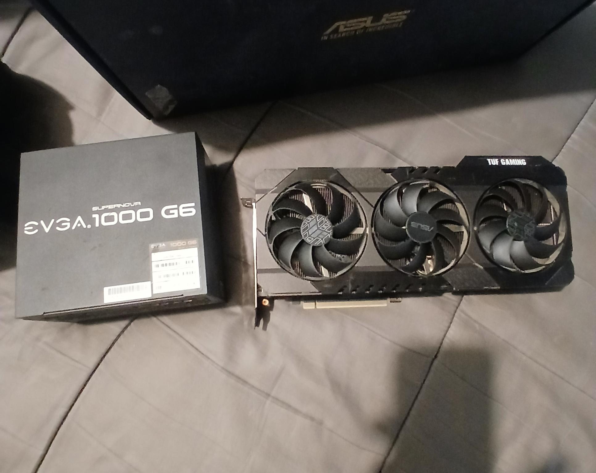 ASUS RTX 3080 TUF GAMING OC / EVGA Supernova 1000W G6, 80 Plus Gold (BUNDLE)