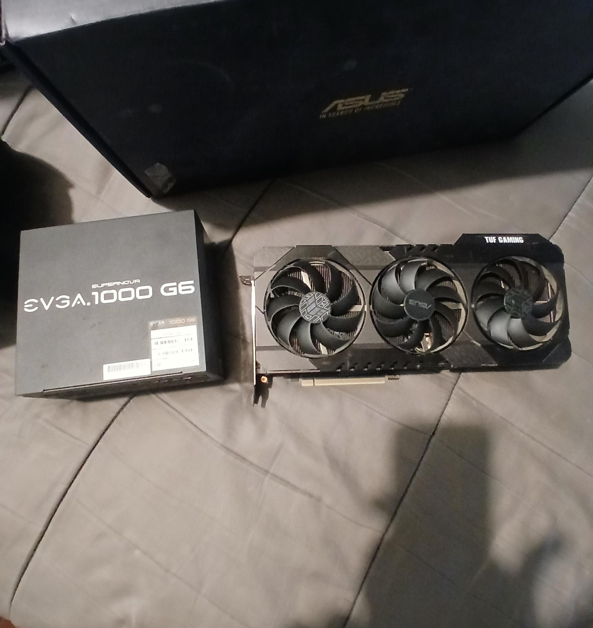 ASUS RTX 3080 TUF GAMING OC / EVGA Supernova 1000W G6, 80 Plus Gold (BUNDLE)