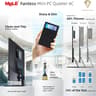 FANLESS Mini PC, Quieter 4C N150, 16GB DDR4 RAM 512GB
