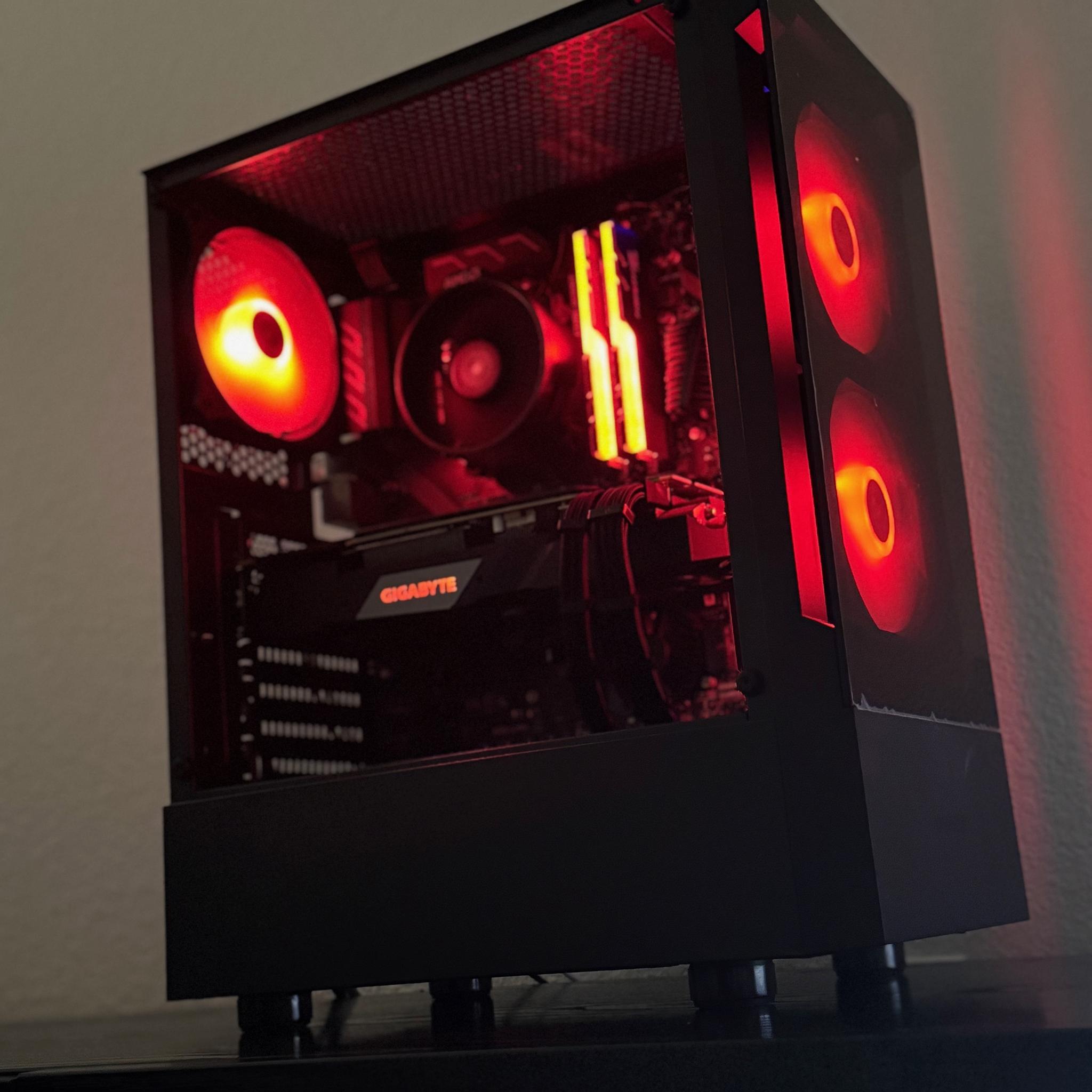 🖤Incognito🖤Sleek All-Black RTX Gaming PC! RTX 2070 SUPER, Ryzen 5 3600X, 1TB Storage.