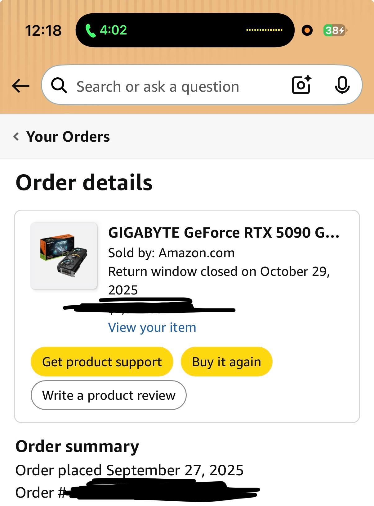 GIGABYTE GeForce RTX 5090 GAMING OC 32G