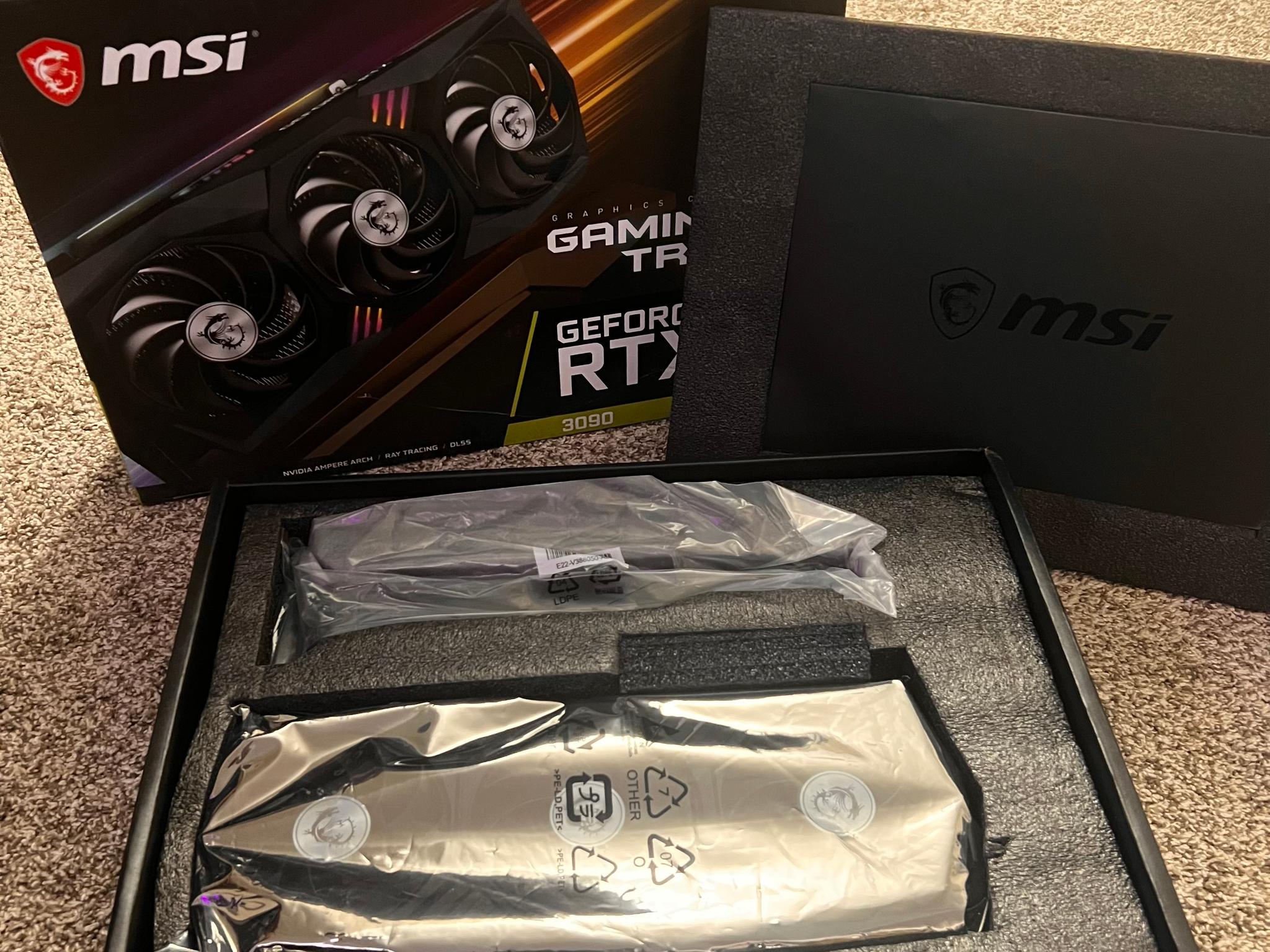 MSI GeForce RTX 3090 GAMING X TRIO 24GB GDDR6X