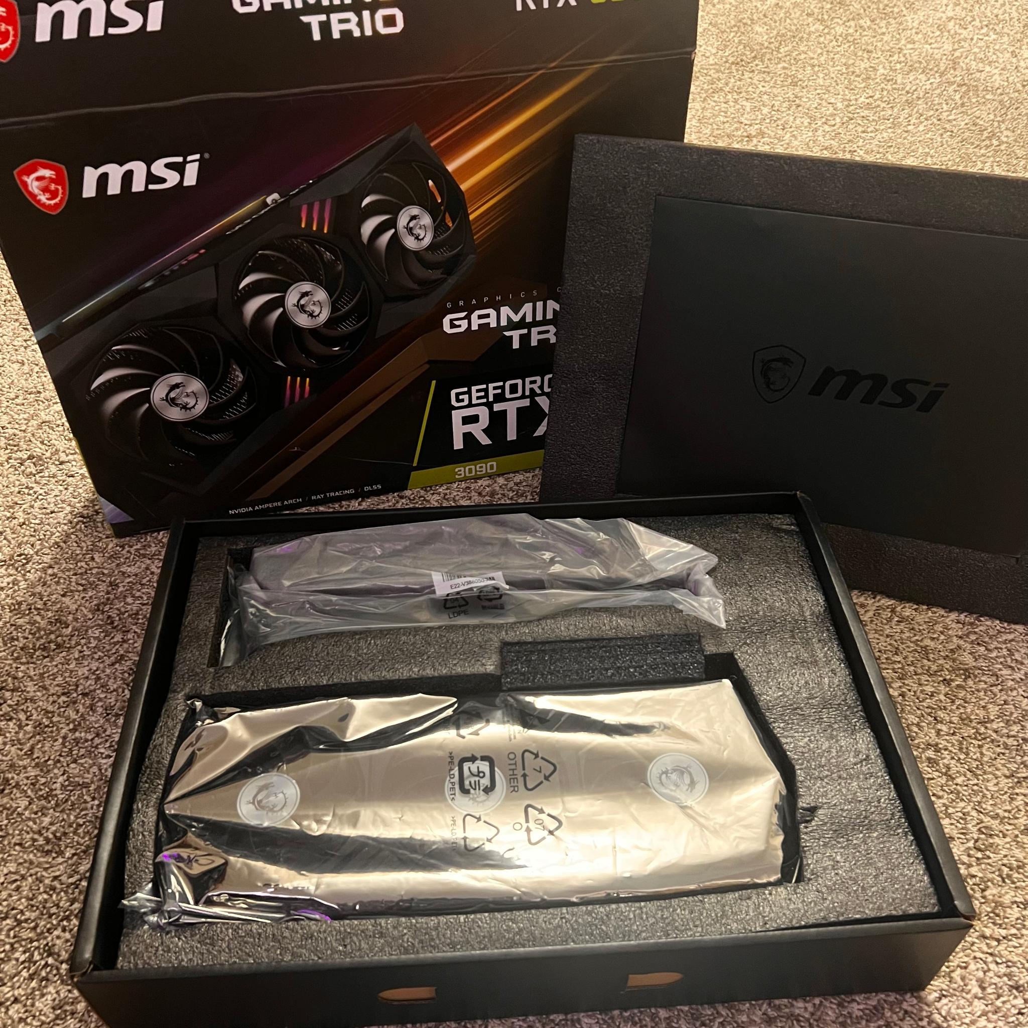 MSI GeForce RTX 3090 GAMING X TRIO 24GB GDDR6X