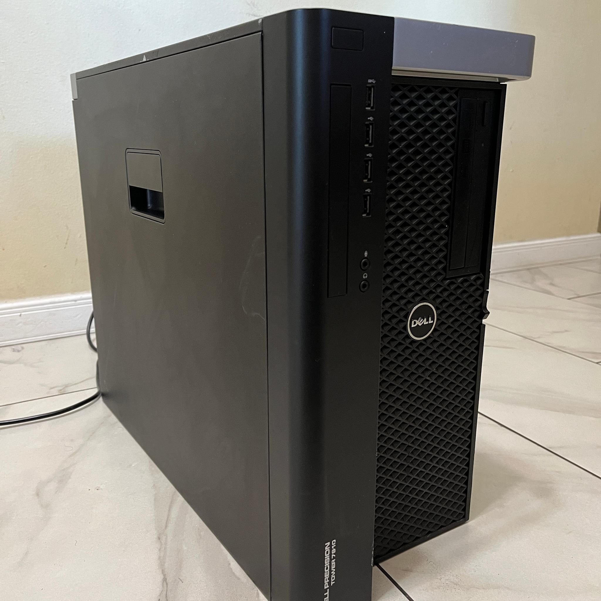 🔥NVIDIA RTX 2080, Intel Xeon 12 Core (Same as i7), 500 GB SSD, 16 GB RAM, Dell T7910 Gaming PC