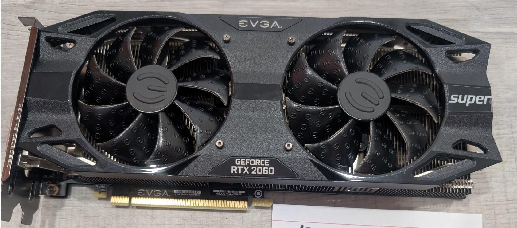 EVGA 2060 Super, 8GB, 256bit bus, 1x8pin connector