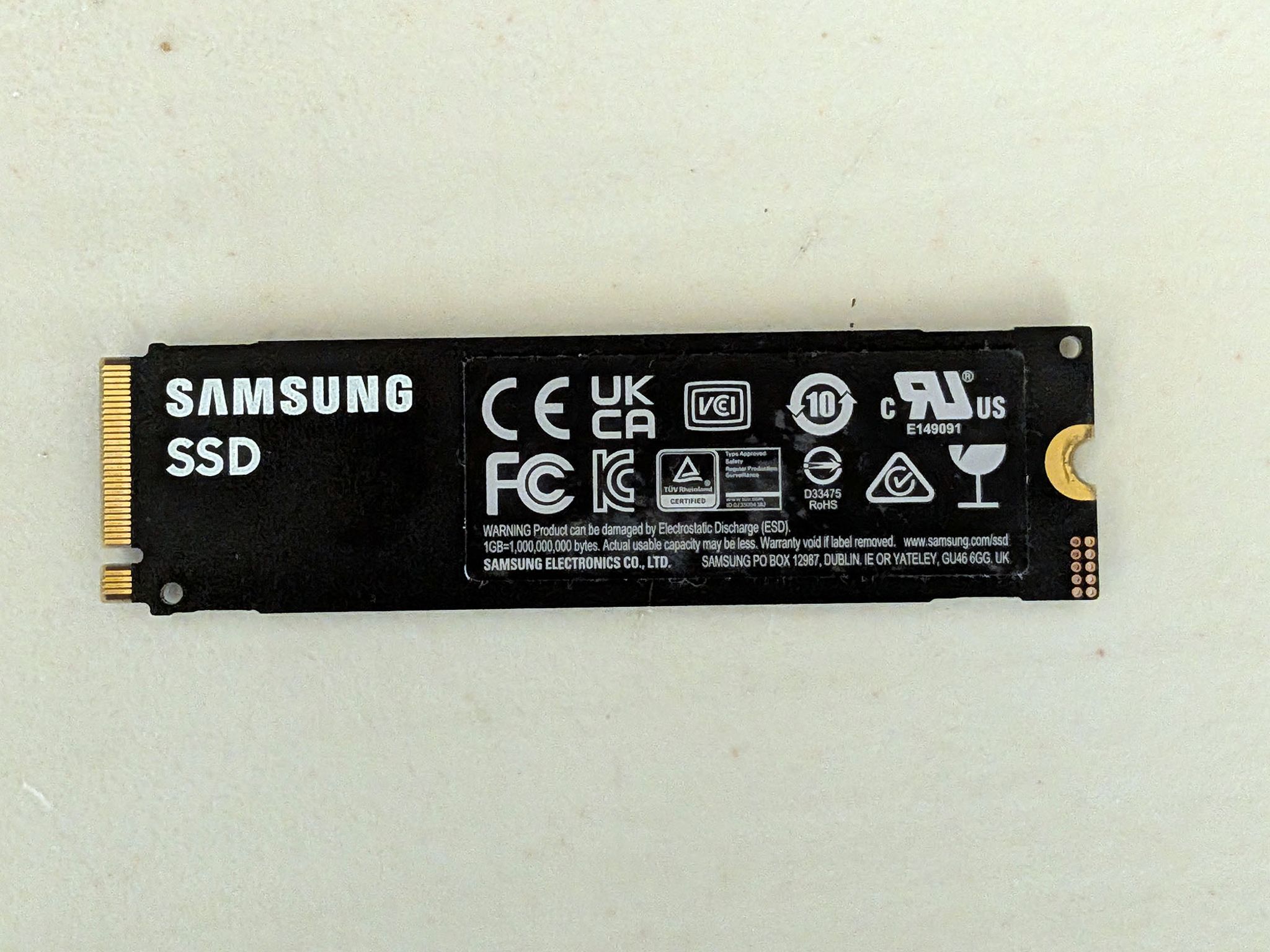 Samsung 990 PRO 2TB NVMe SSD – PCIe 4.0 M.2 2280 – Up to 7,450 MB/s