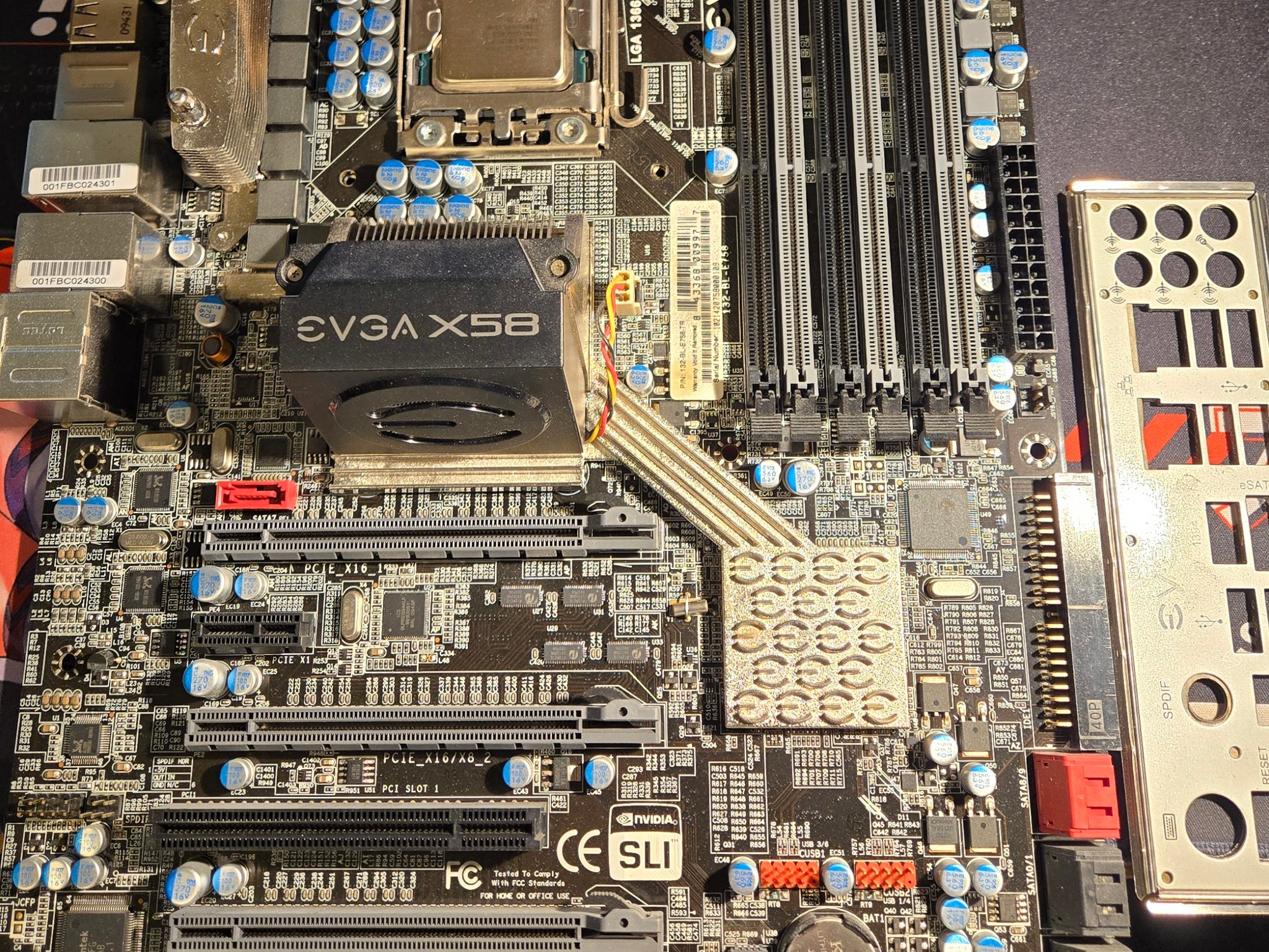 USED EVGA X58 Socket 1366 All-In Motherboard Bundle