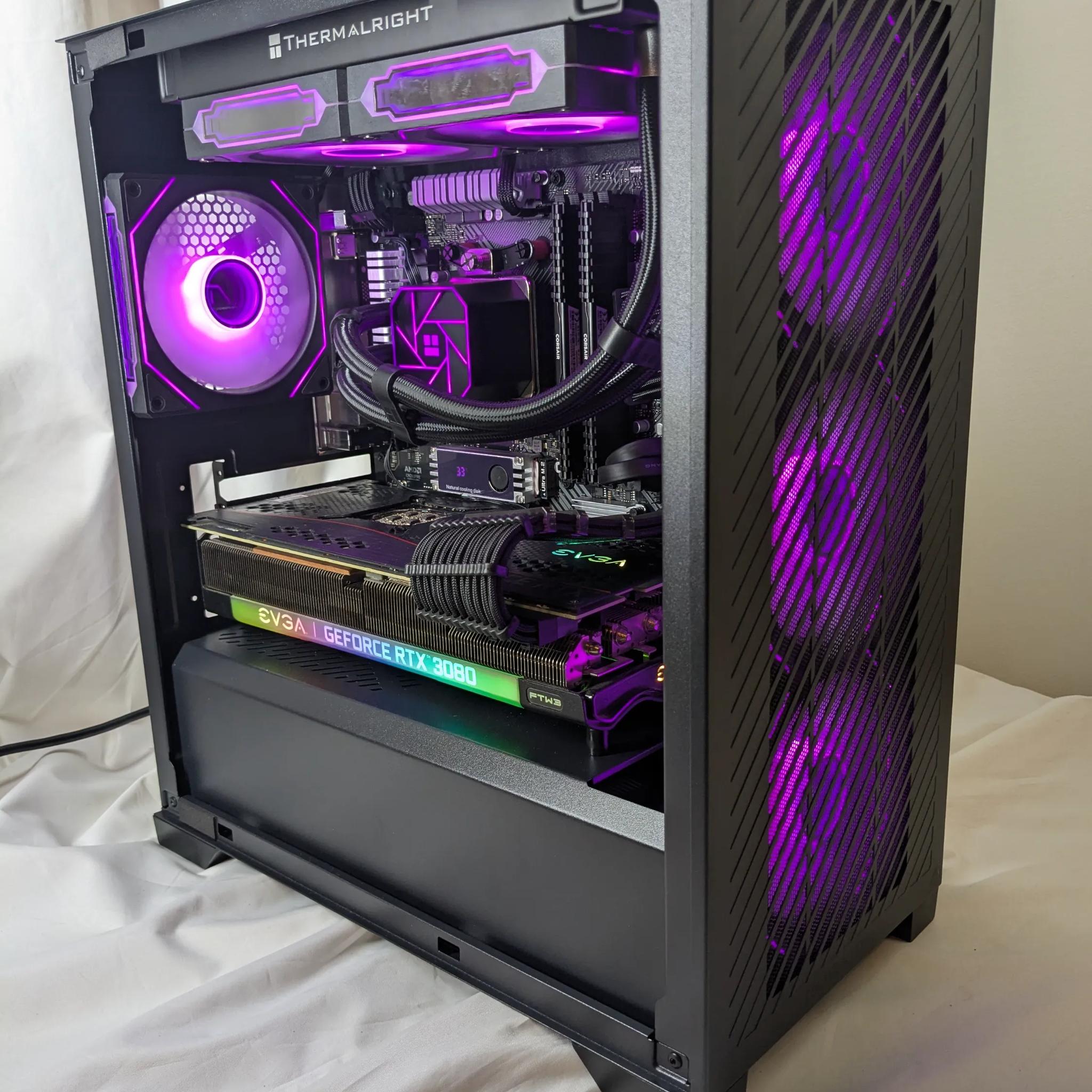 🔥 Custom Gaming PC – RTX 3080 | Ryzen 9 3900X | 32GB RAM | 1TB NVMe 🔥