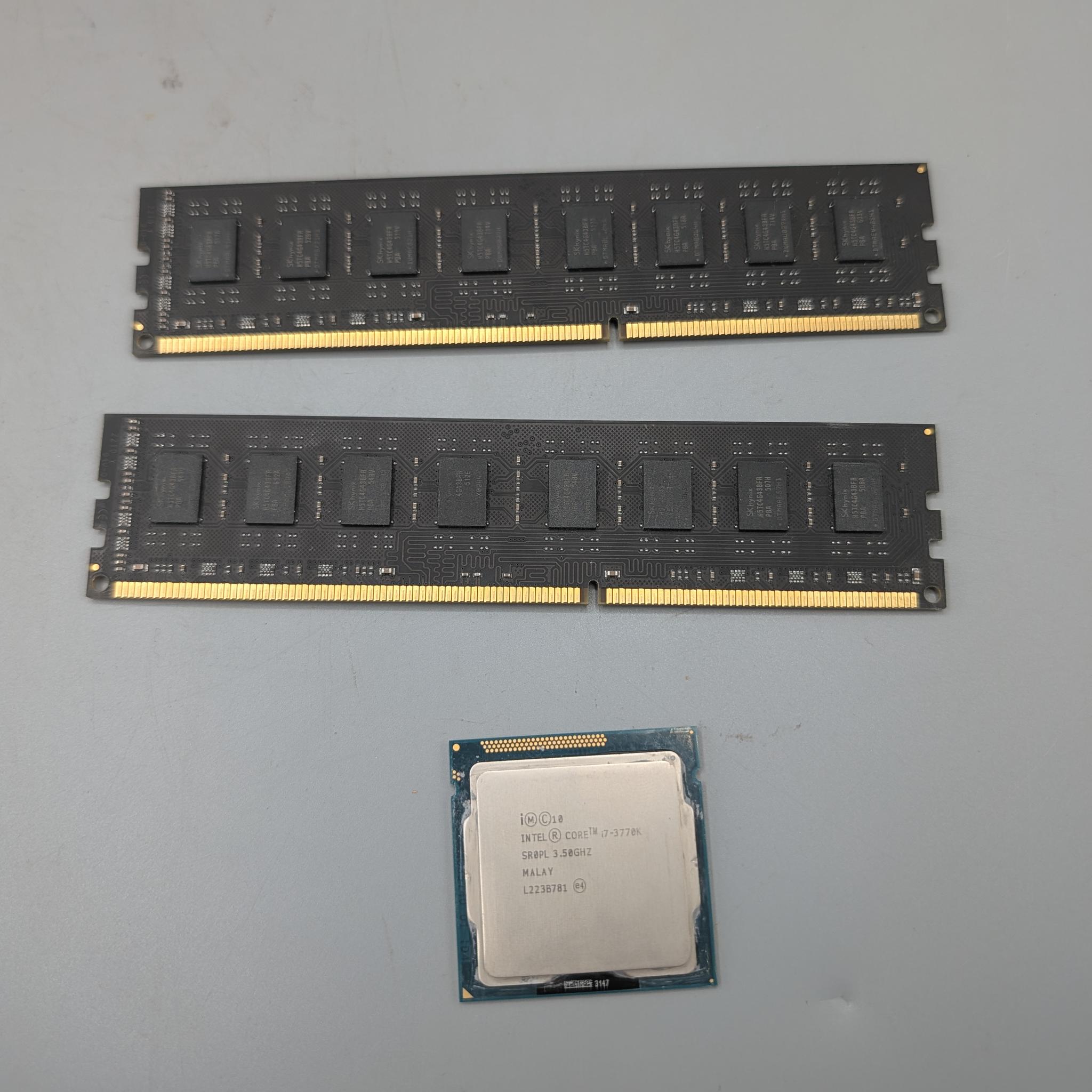 I7 3770K + 4GB DDR3 Combo