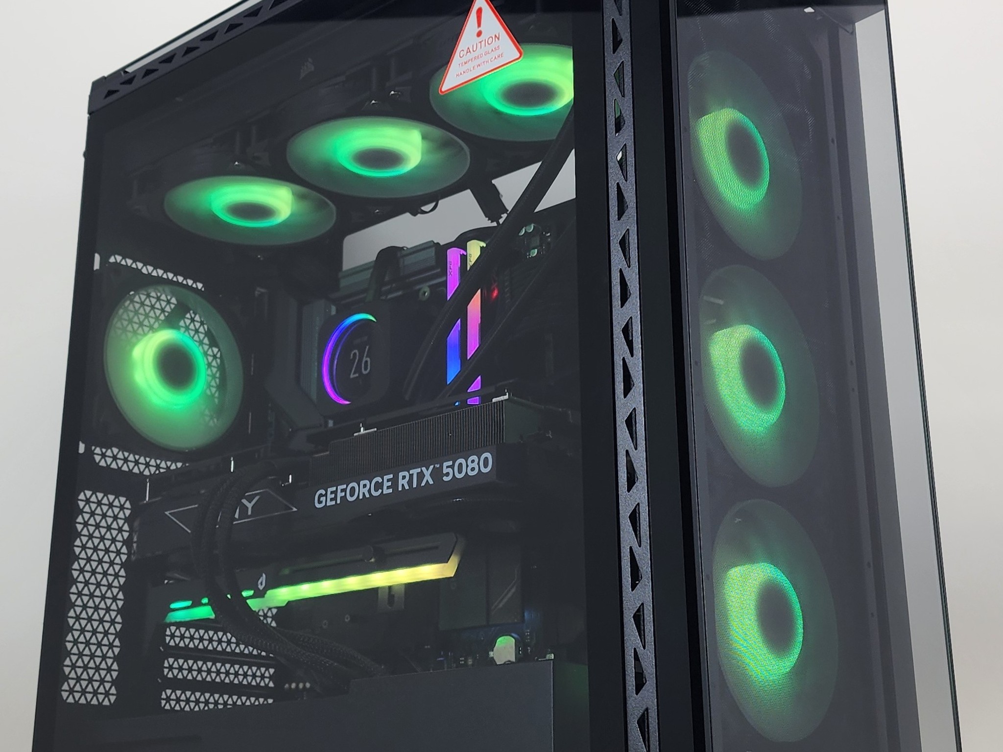Gaming PC Ryzen 7 9850X3D 32GB RAM 2TB SSD RTX 5080 16GB Windows 11 Computer